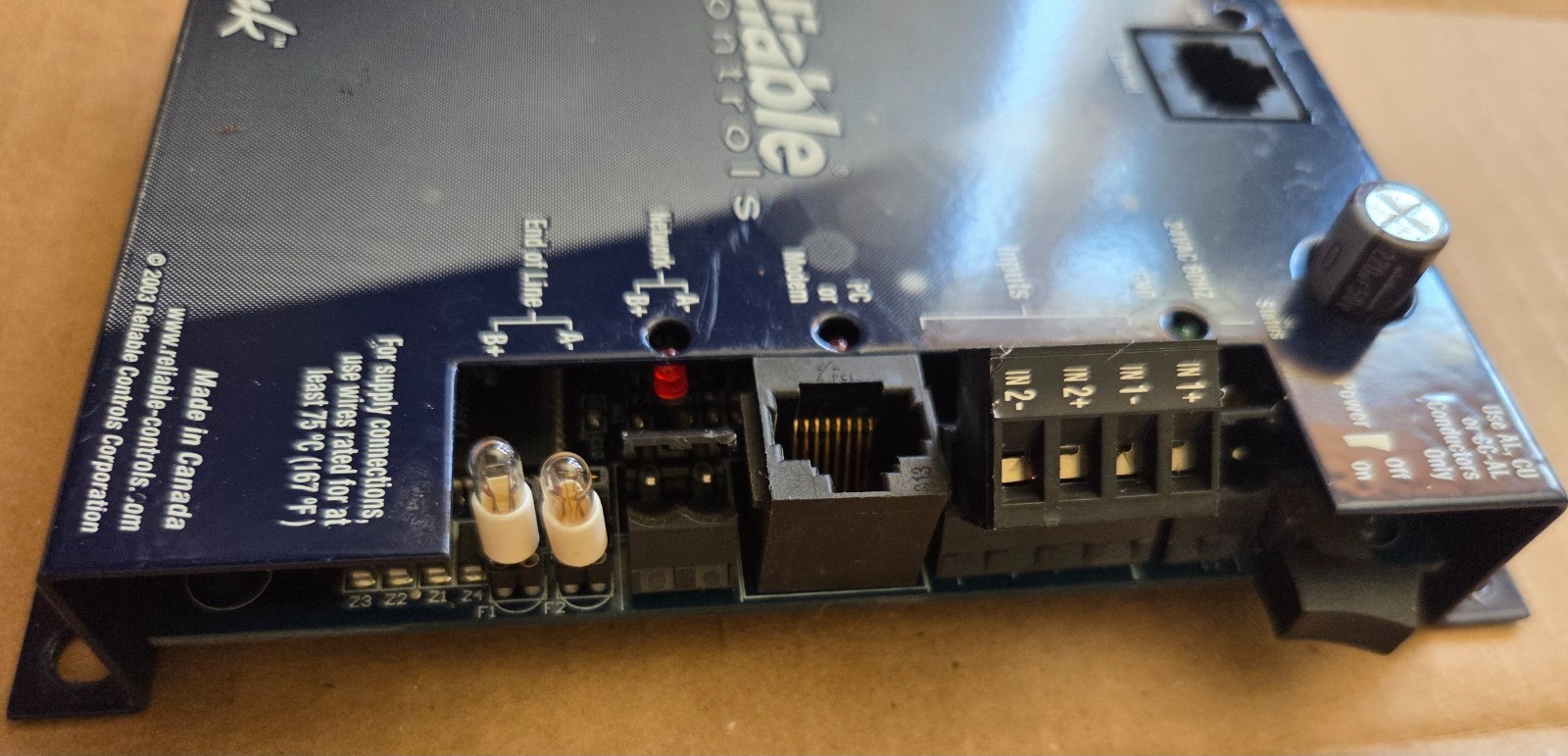 Reliable Controls mach-zone controllers & ether link controller excellent cond.