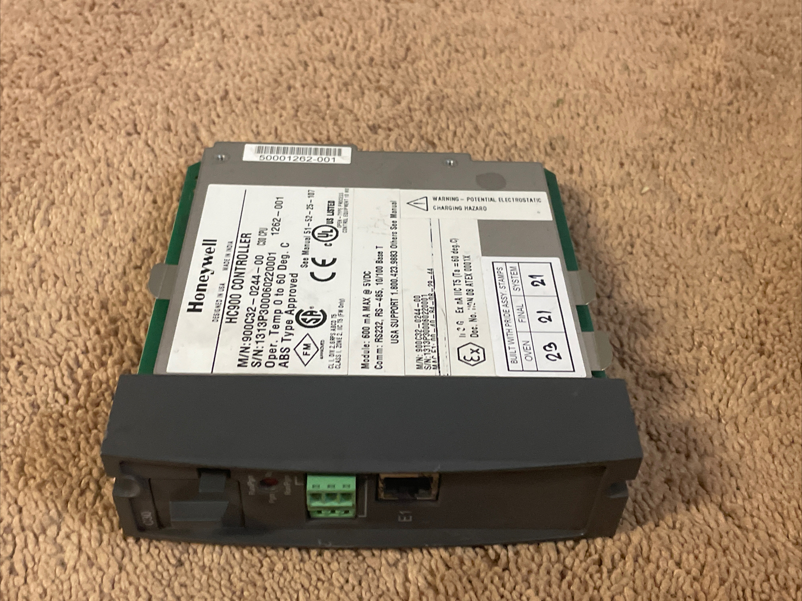 Refurbish HONEYWELL HC900 Controller, M/N: 900C32-0244-00
