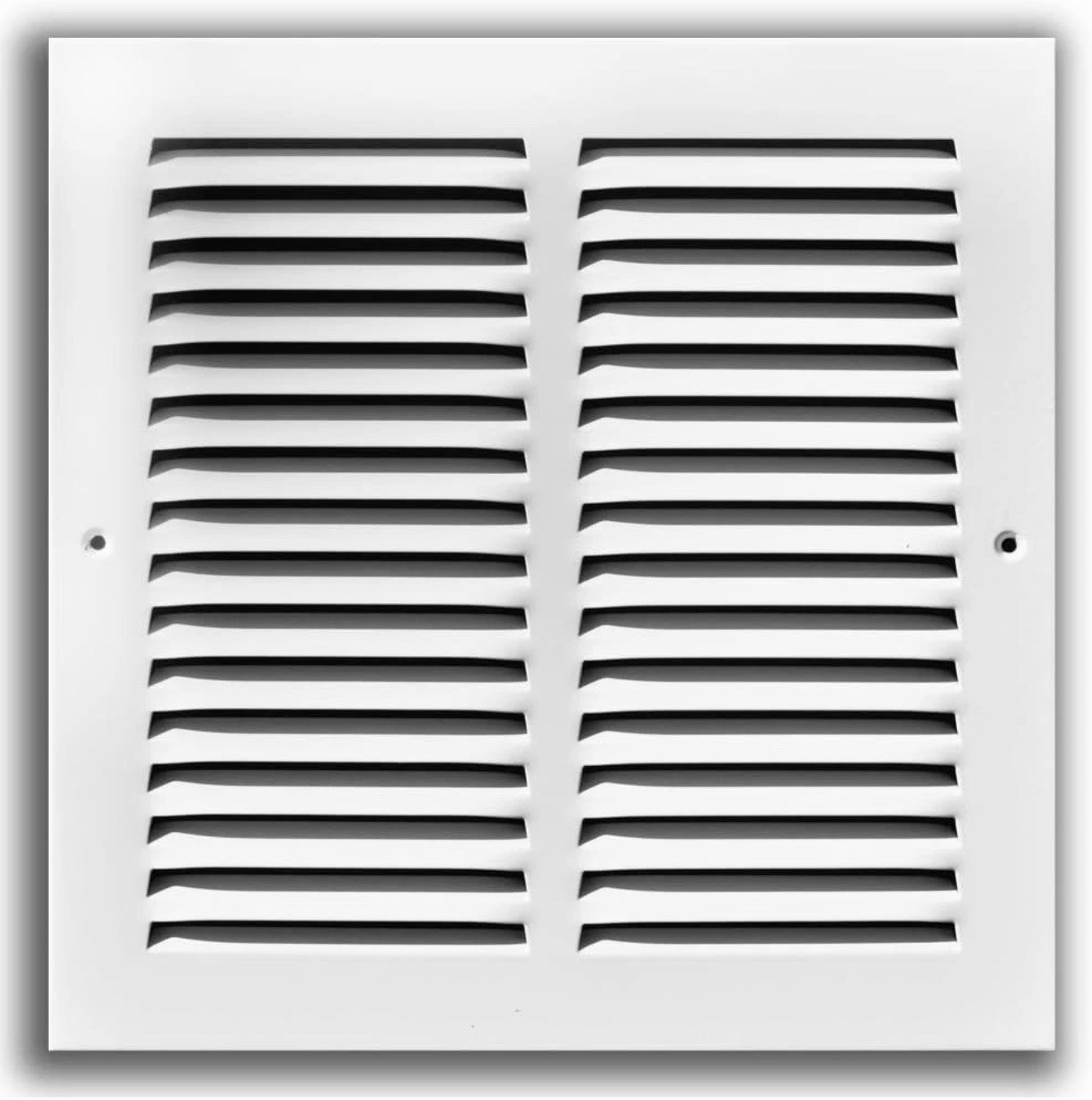 12 In. X 12In. Steel Return Air Grille in White