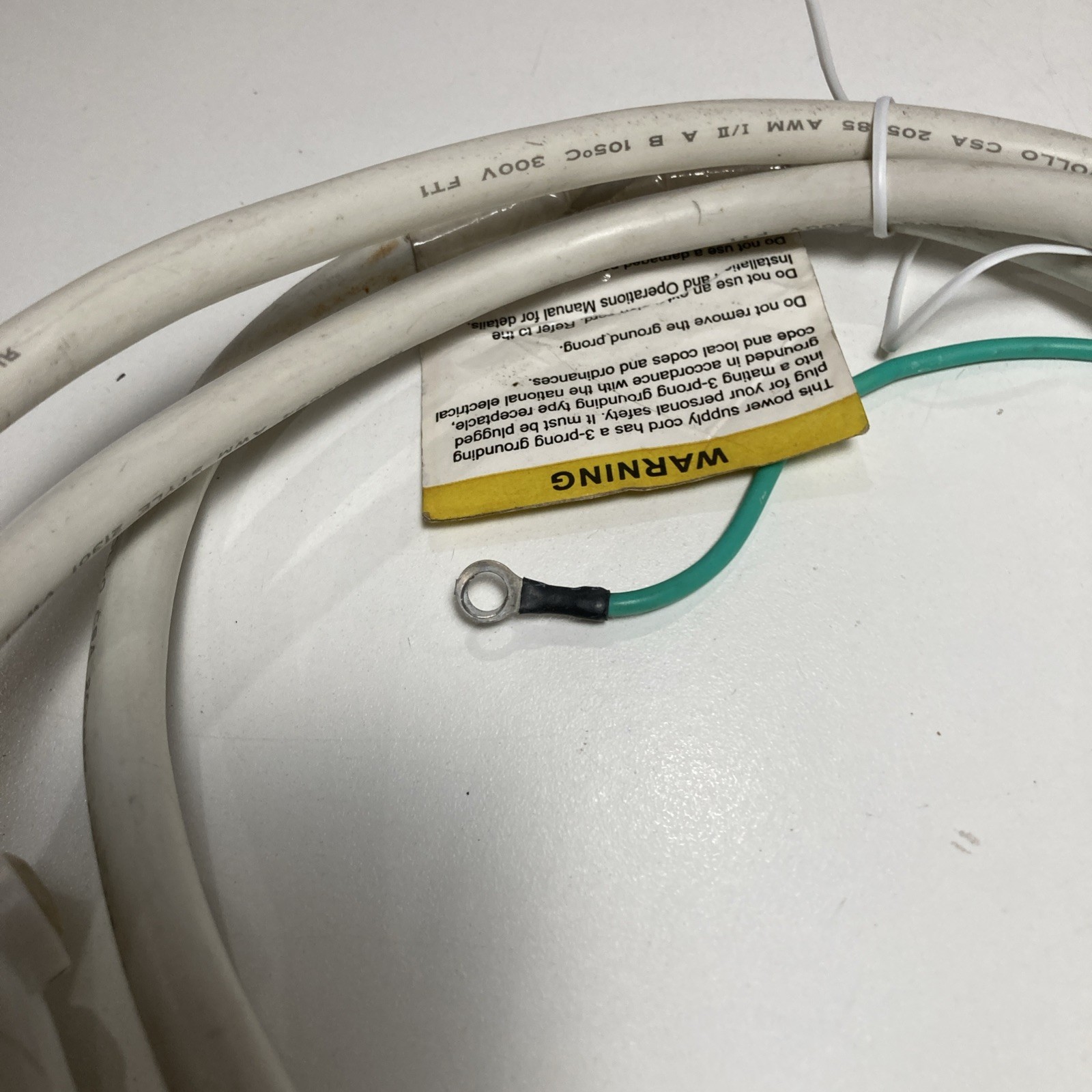 Admiral AC AAW-08CR1FHU Air Conditioner Parts Power Cord Cable