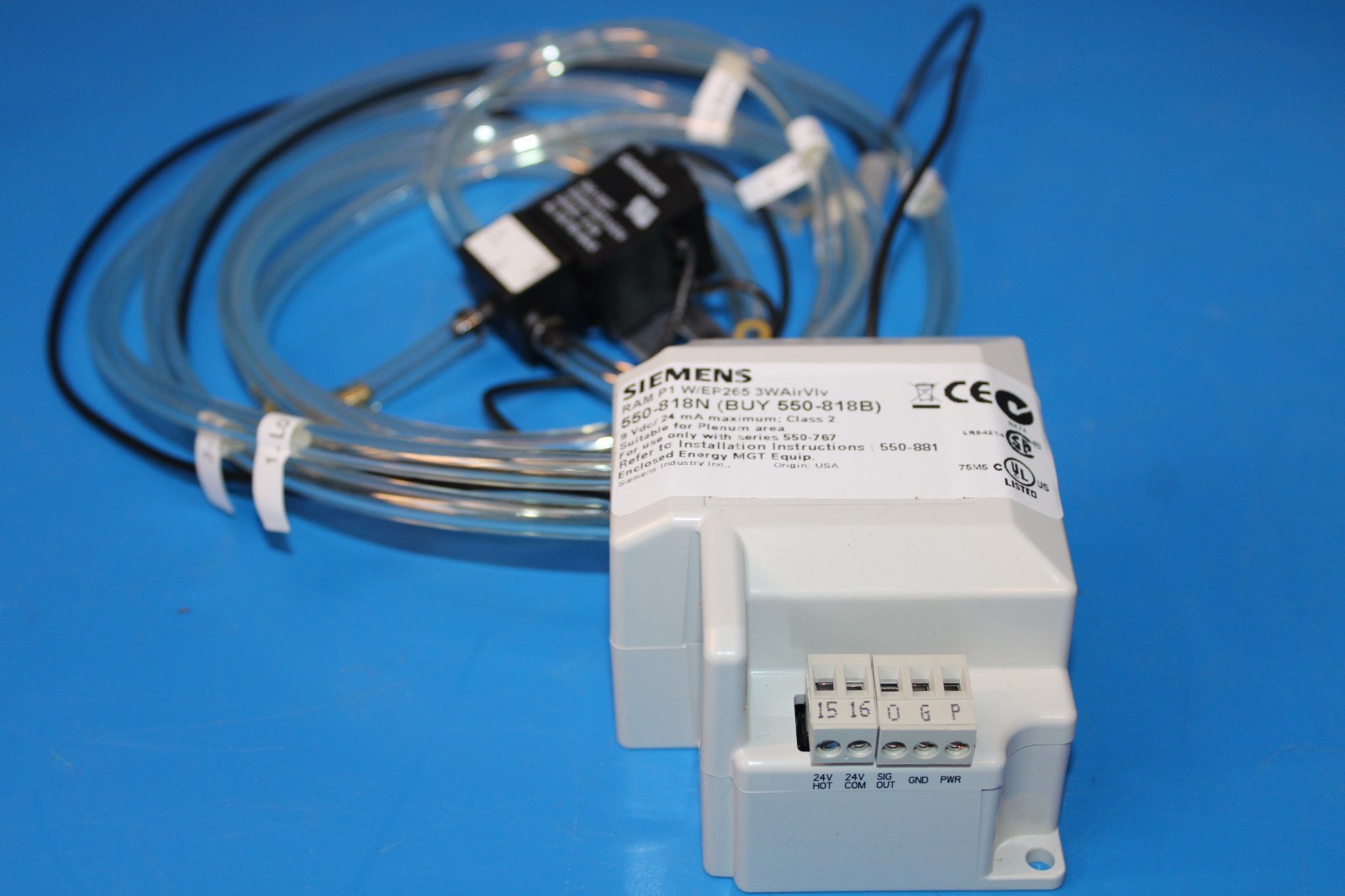 Siemens 550-818N Remote Air Module, P1, With EP265 3 Way Air Valve