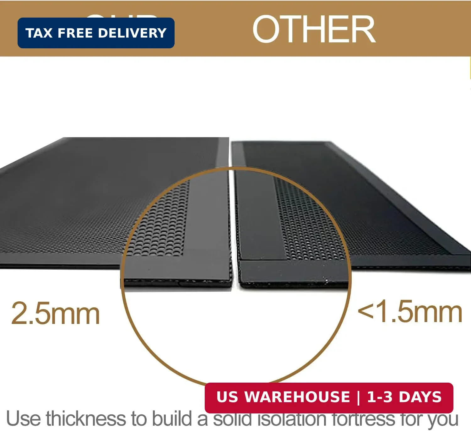 Magnetic Vent Covers Screen 4 Pack – 4×10 Inch Air Vent Filters with Durable PVC