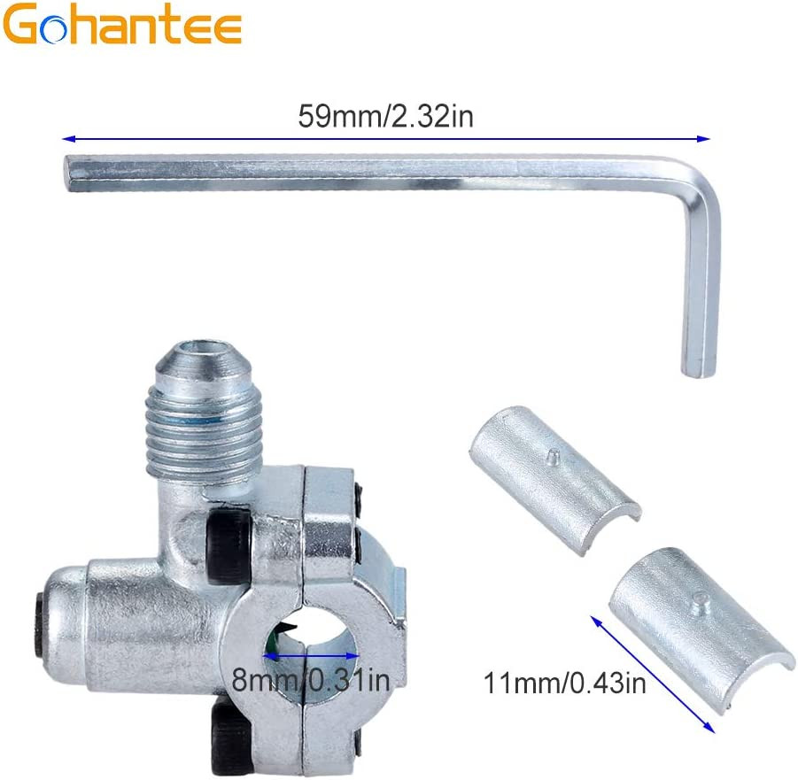 BPV31 Bullet Piercing Valve A/C Refrigeration Lines. 5/16 – 3/8 – 1/4 in-6-Pack