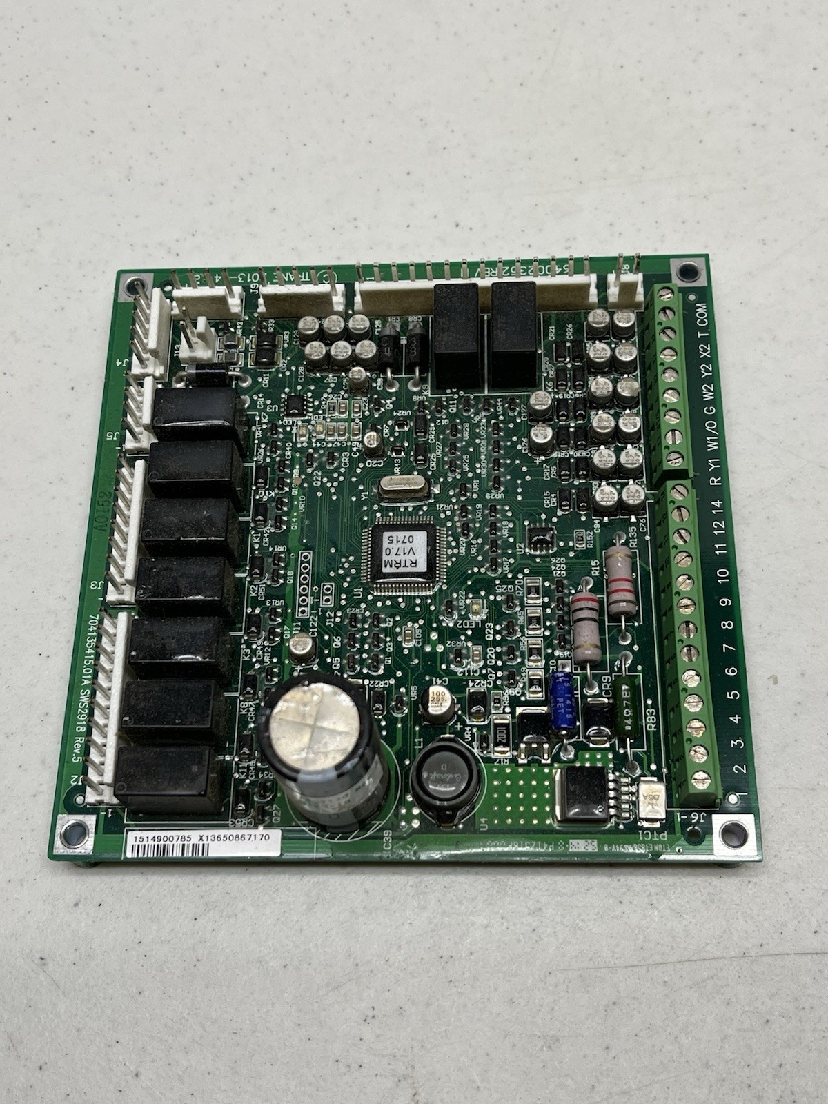 Trane Control Circuit Board X13650867170 64002352 REV H 30 DAY WARRANTY