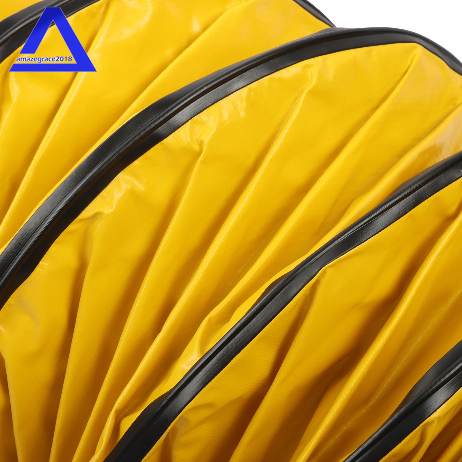 PVC Flexible Duct Hose for Ventilator Blower Fan with Carry Bag 12″ × 25FT