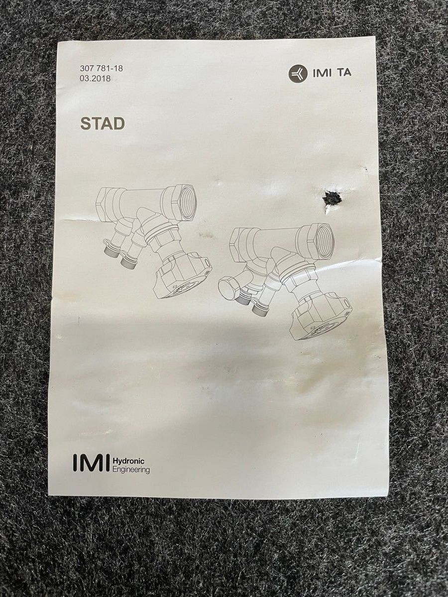 IMI TA 52 851-550 Pressure Balancing Valve STAD 2″ NPT
