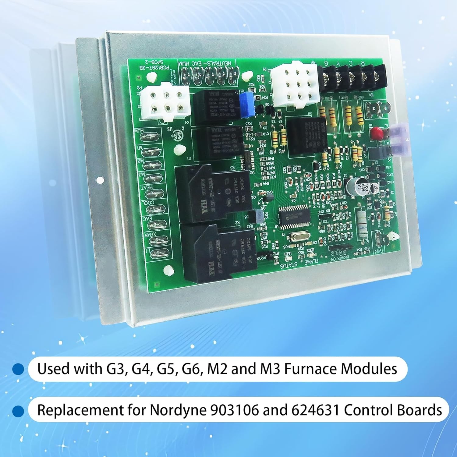 Furnace Control Board ，Replacement for Nordyne 903106 and 624631 Control Boar…