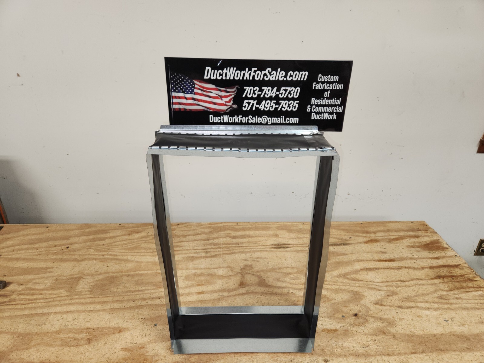 20 X 20 Inches CARLISLE FLEXIBLE DUCT CONNECTOR CANVAS DUCTWORK CONNECTOR