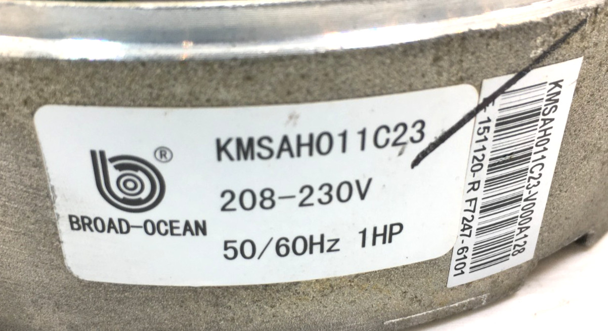 BROAD-OCEAN ZWK702E0756501 ECM Module ONLY S1-32436220466 230V 1HP used #W919