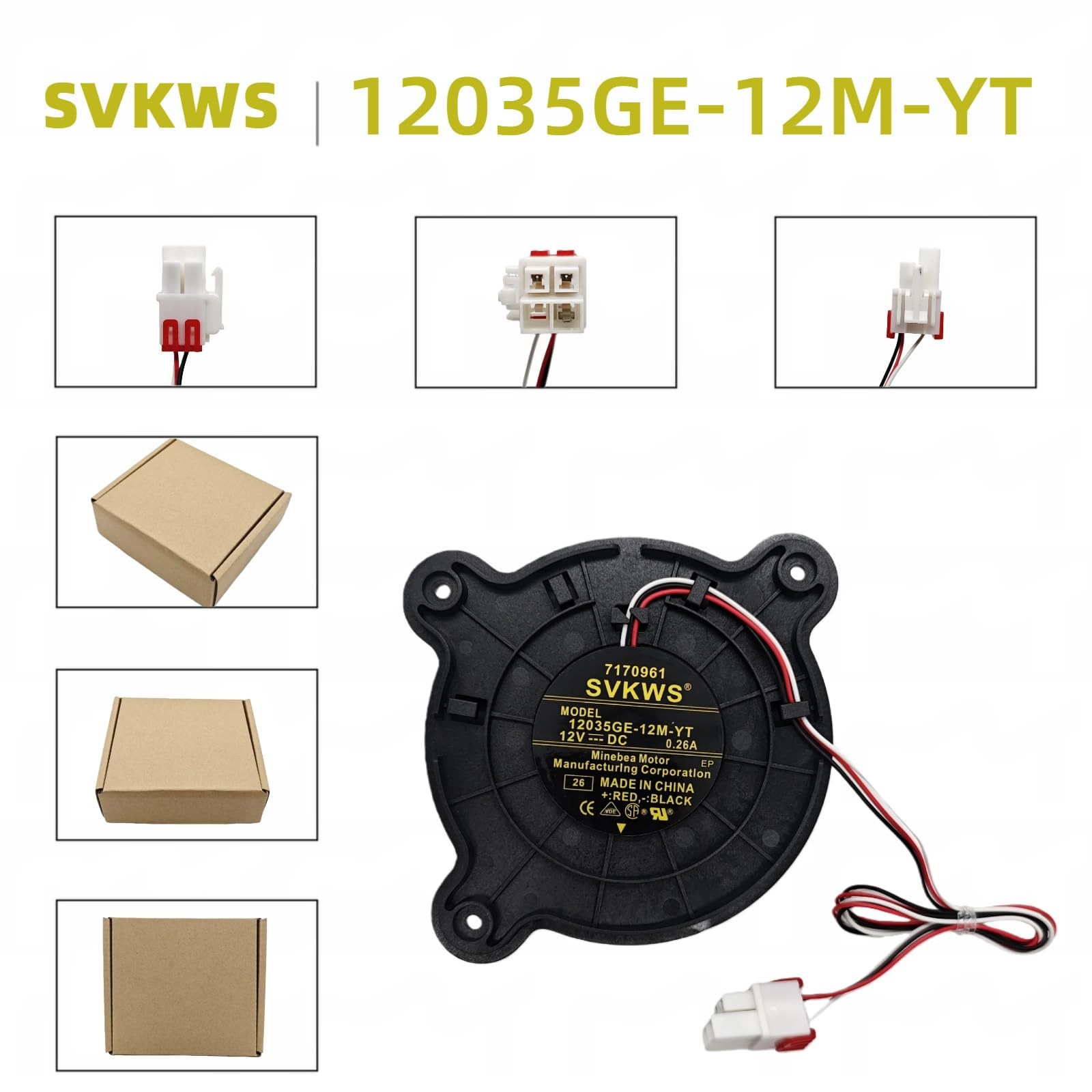 SVKWS for Da31-00334d,da31 3pin-black