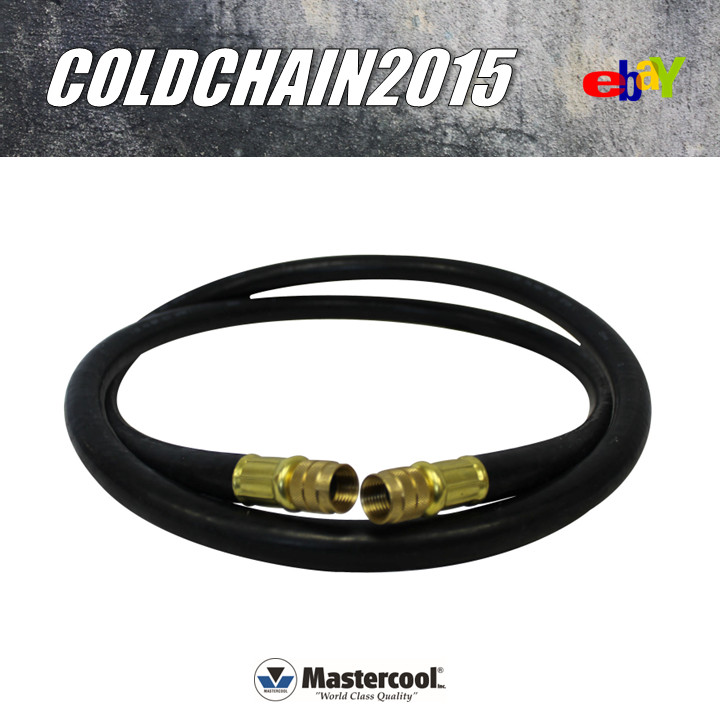 94172 Mastercool Full Flow 3/8″ Charging Black Hose 180 cm
