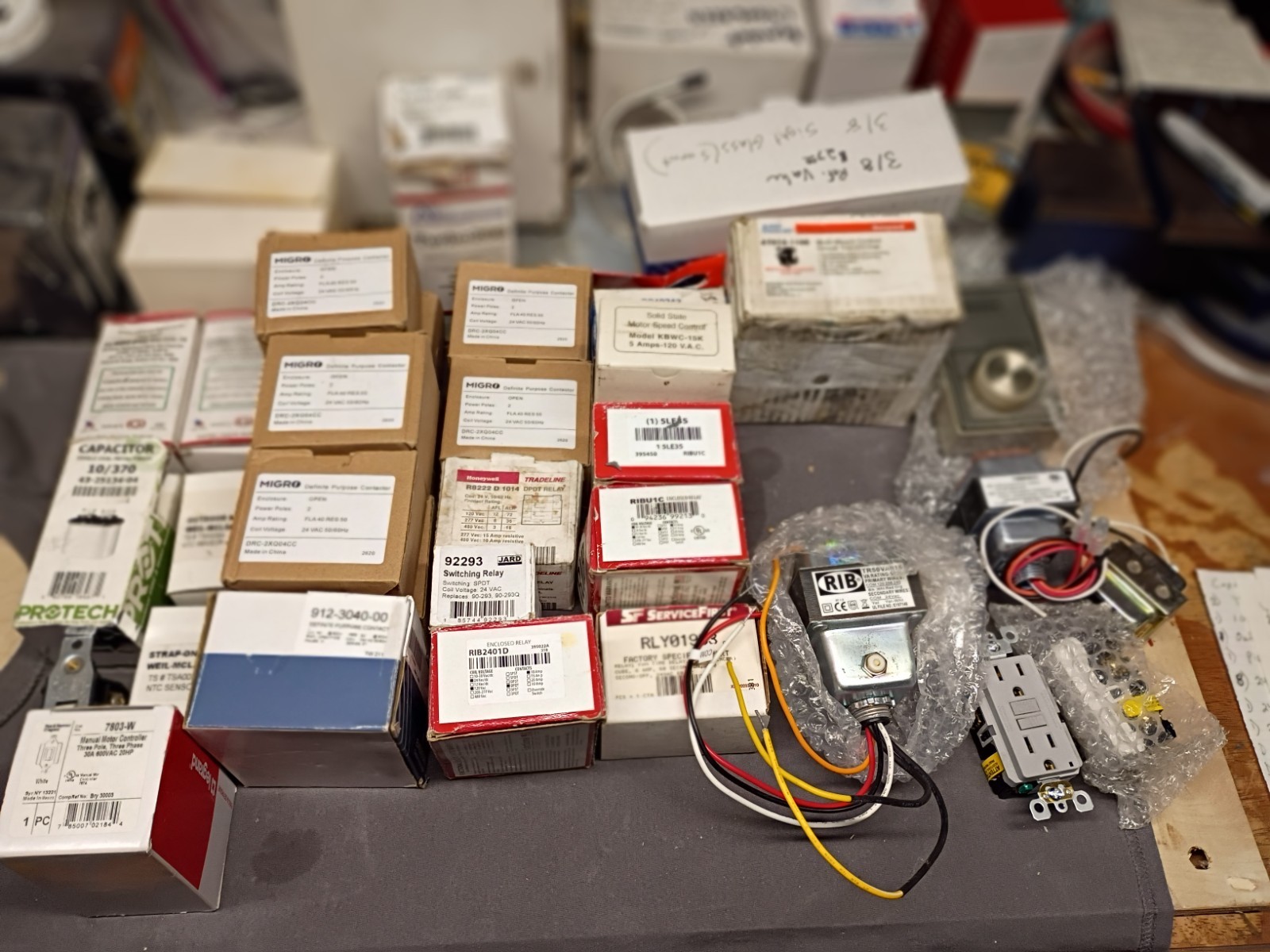 HVAC Air Conditioning Parts Package, Turbo 200 contactors sensors relays etc