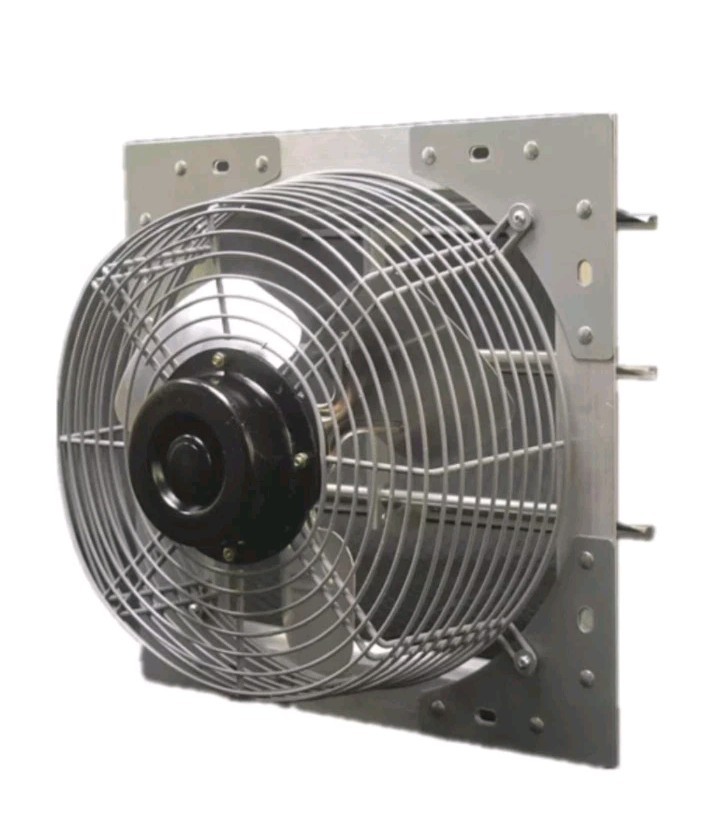 NEW DAYTON Shutter Mount Exhaust Fan: 12 in Blade, Variable Speed, 2/3hp, 484X38