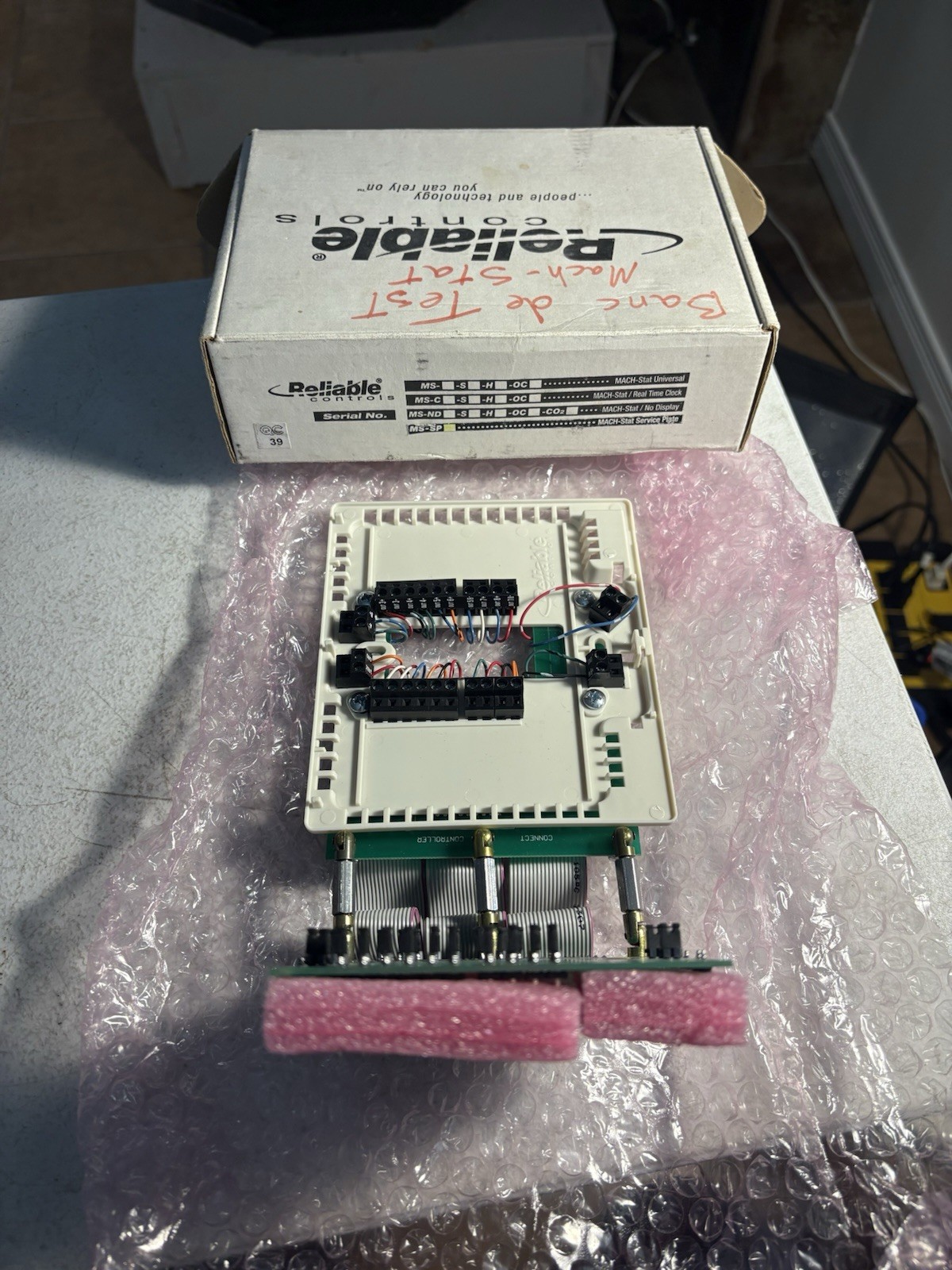 Reliable Controls Mach-stat MACH-STAT-MS-SP MS-SP SERVICE PLATE MSSP