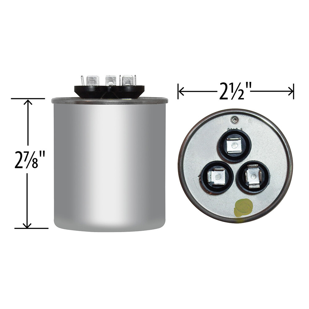 OEM Capcom Capacitor 35/4 uf MFD 440 volt Replaces Trane GE CPT667 CPT00667