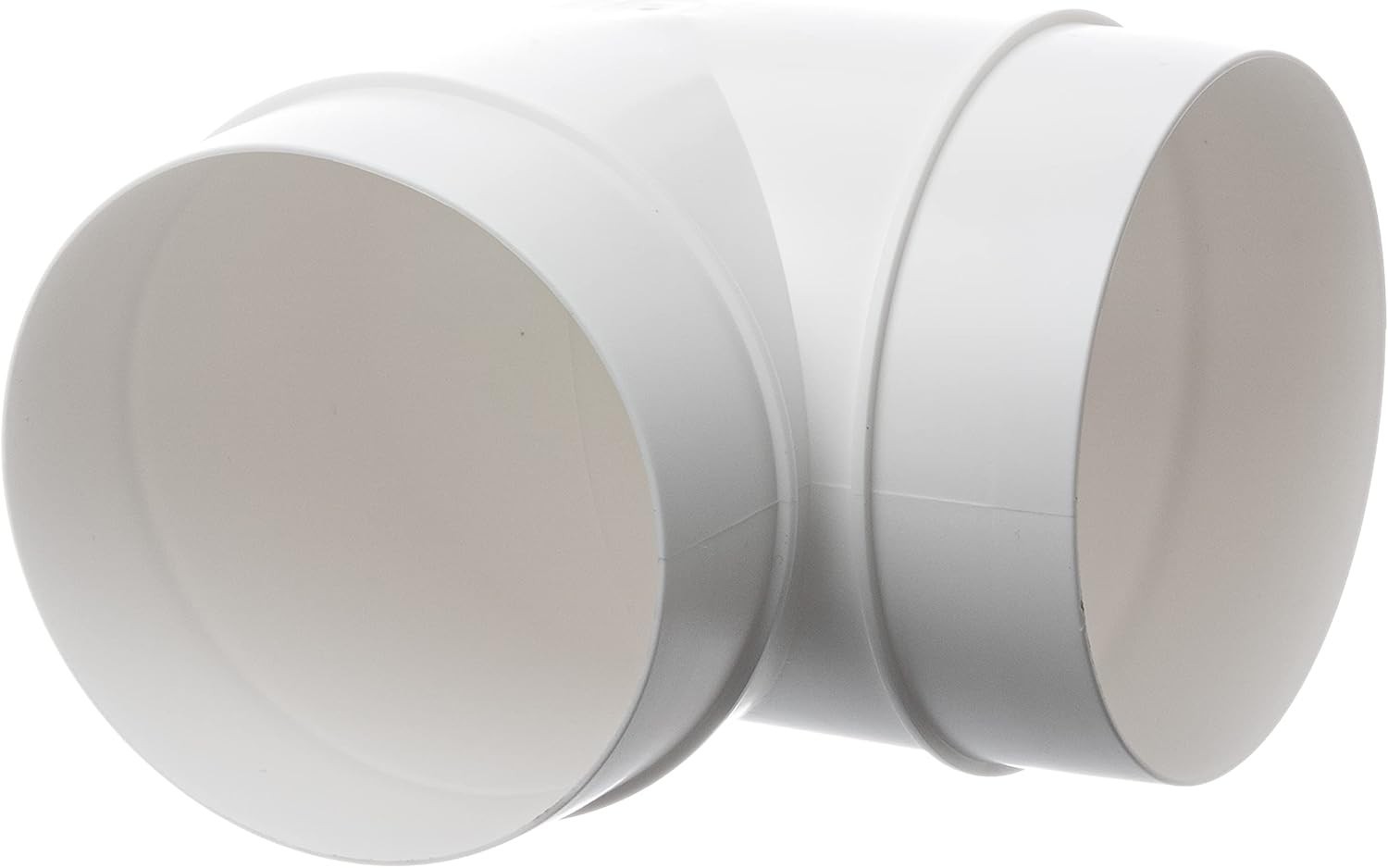 4 Inch 90 Degree round Duct Elbow Connector – Plastic Ventilation Pipe Bend Fitt