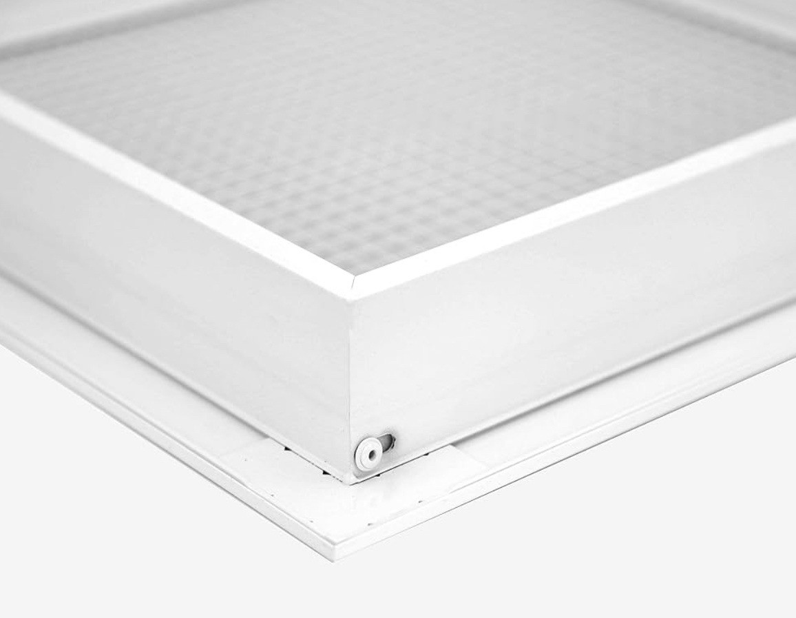 HVAC Premium 14″x30″ Cube Core Eggcrate Return Air Filter Grille White HVAC Vent