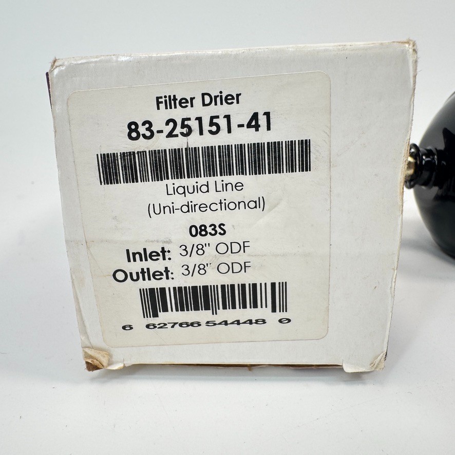 Protech 83-25151-41 Liquid Line Filter Drier 3/8″ ODF 8 cu. in