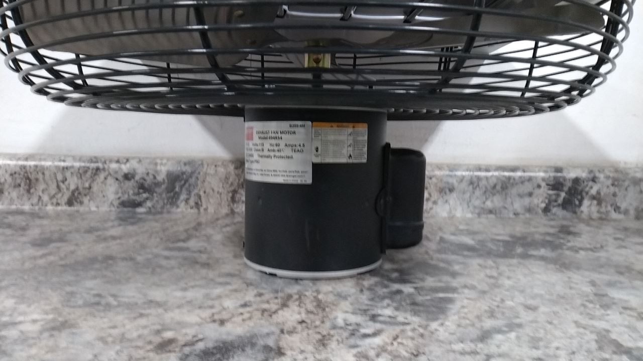 Dayton 484X44 1/3 HP 1550 RPM 115VAC 20 In Blade Dia Shutter Mount Exhaust Fan