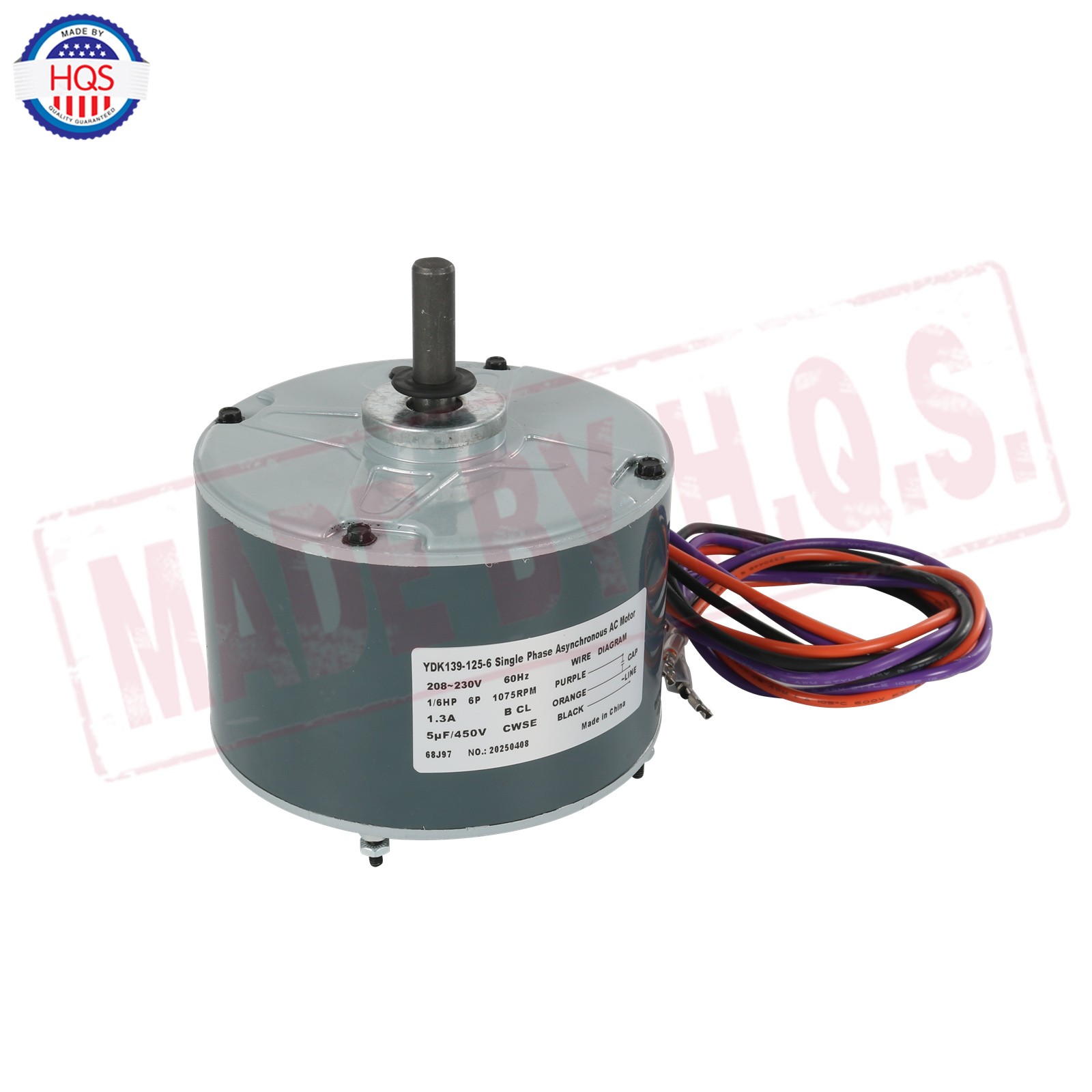 Condenser Fan Motor, 1/6 HP, 208-230 Volts For Lennox 68J97 – Interlink 68J9701
