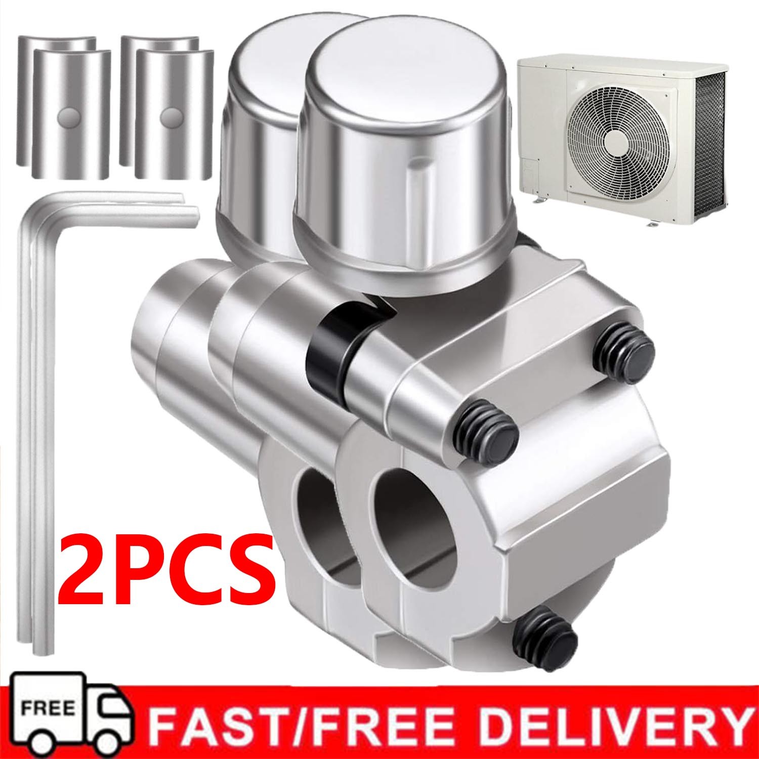 2Pcs BPV31 Bullet Piercing Valve 3 In 1 Access For Air Conditioners HVAC