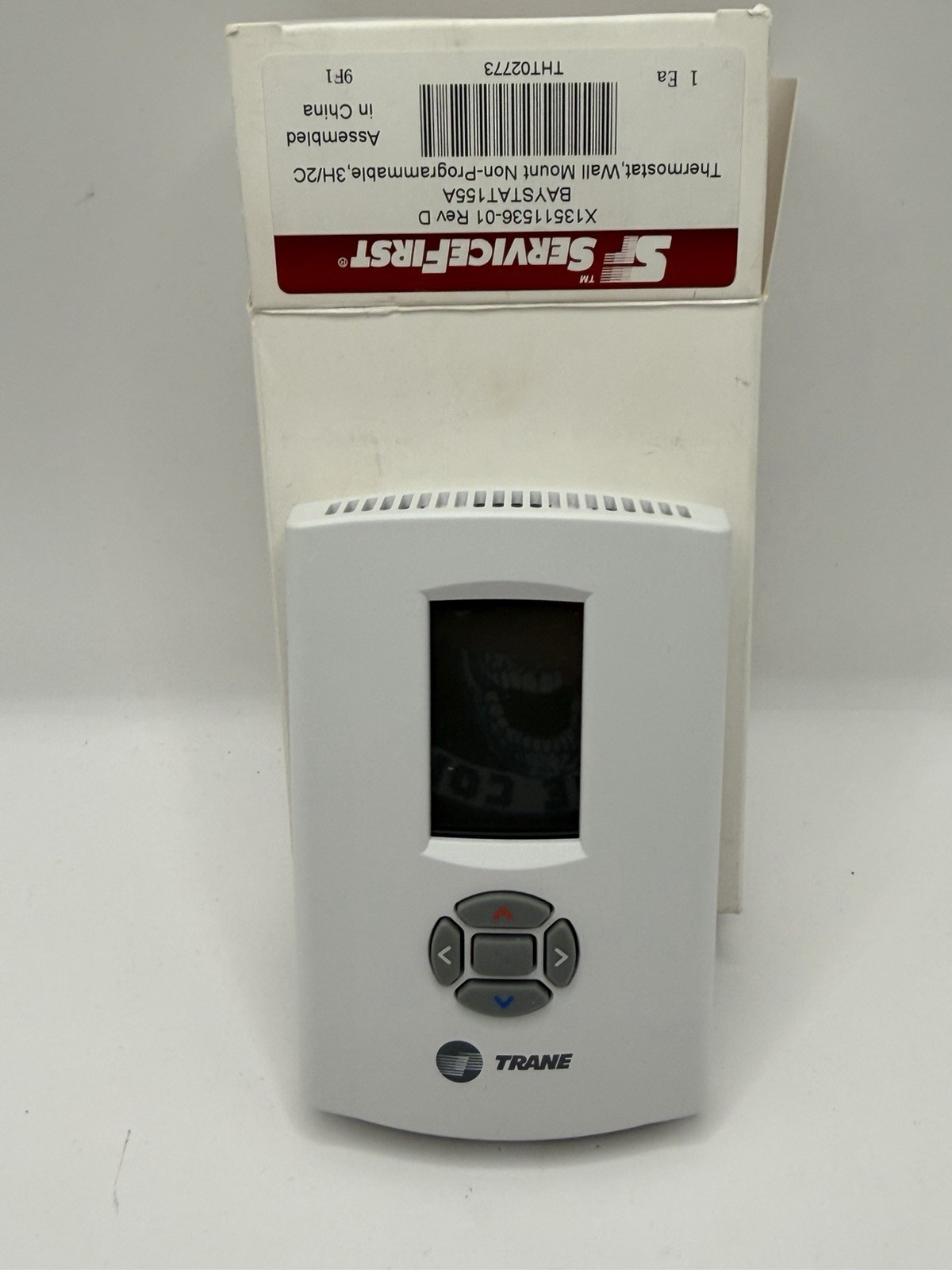 Trane Service First Thermostat BAYSTAT155A Wall Mount Non Programmable 3H2C New