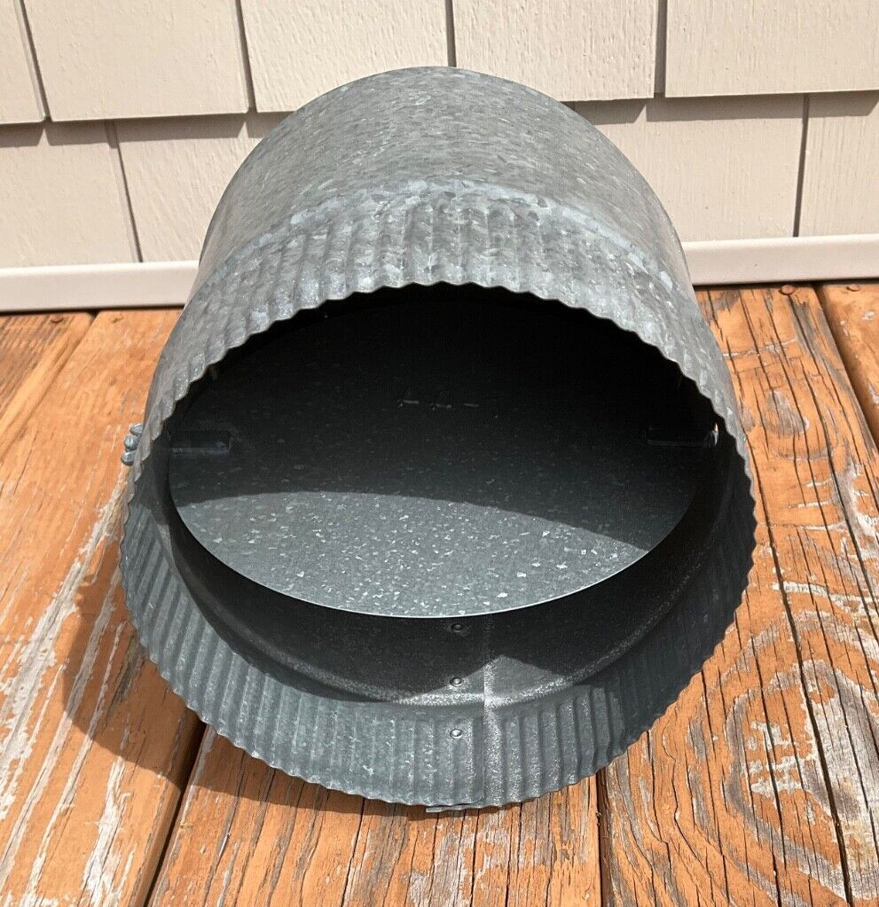 HVAC Duct 7” round stick on top take off with damper