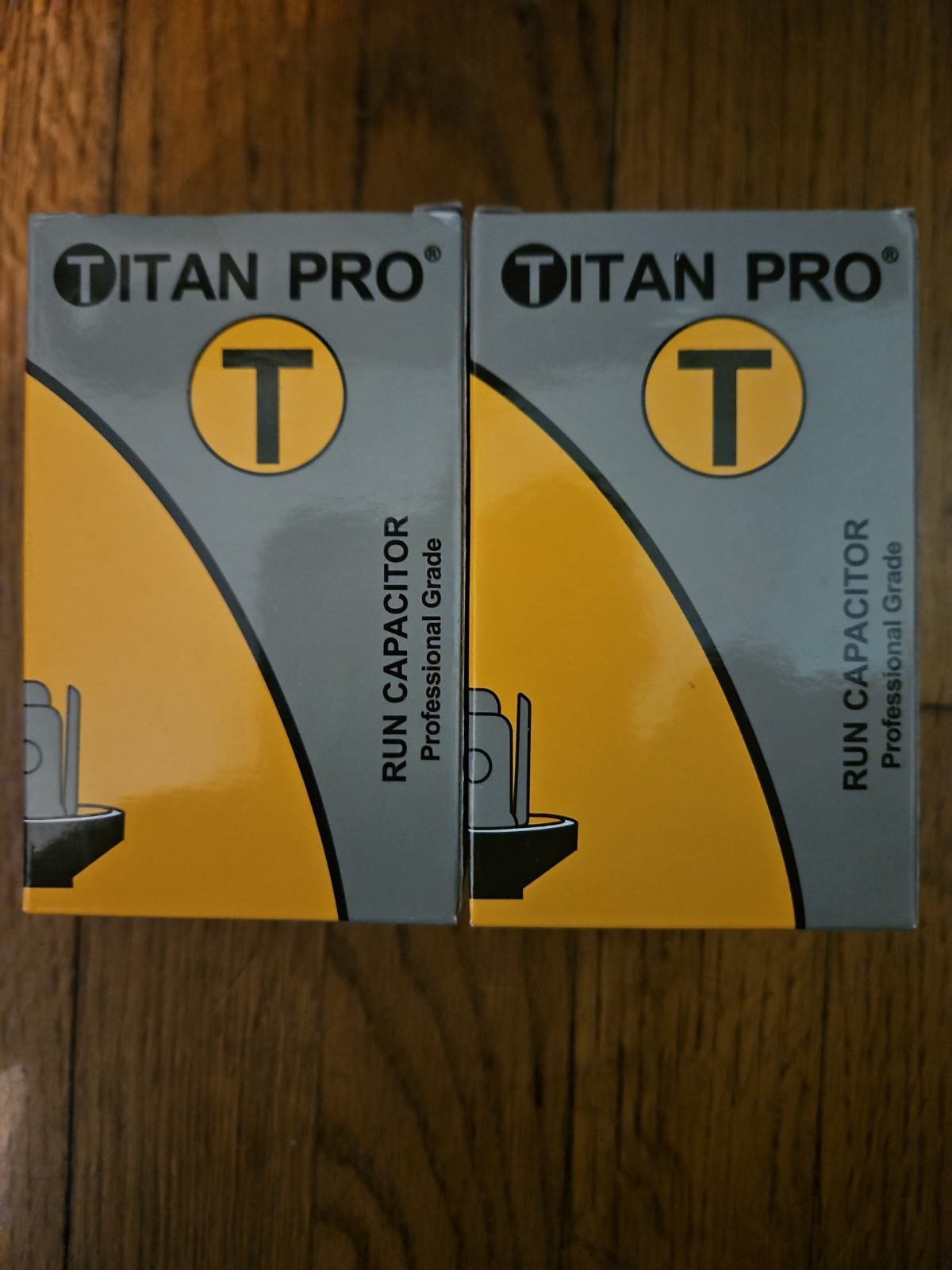 Lot Of 2 – Titan Pro TRCFD353 HVAC Round Dual Run Capacitor. 35/3 MFD/UF440/370V