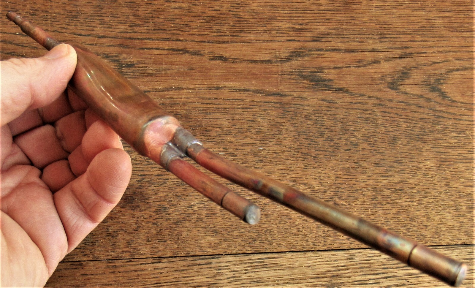 unknown possible line filter-drier HVAC copper bent