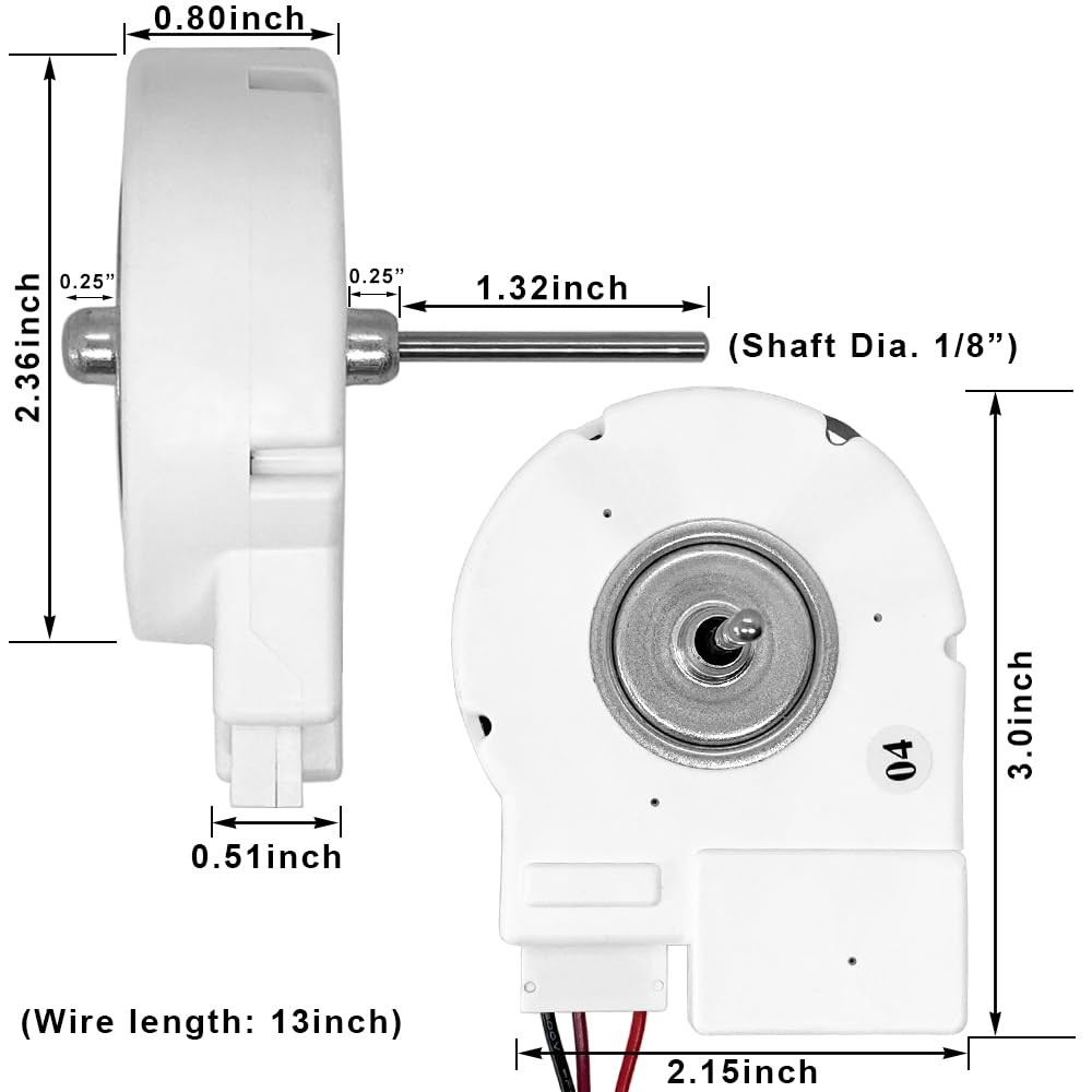 50240401000Q 12V 4W Refrigerator Evaporator Fan Motor