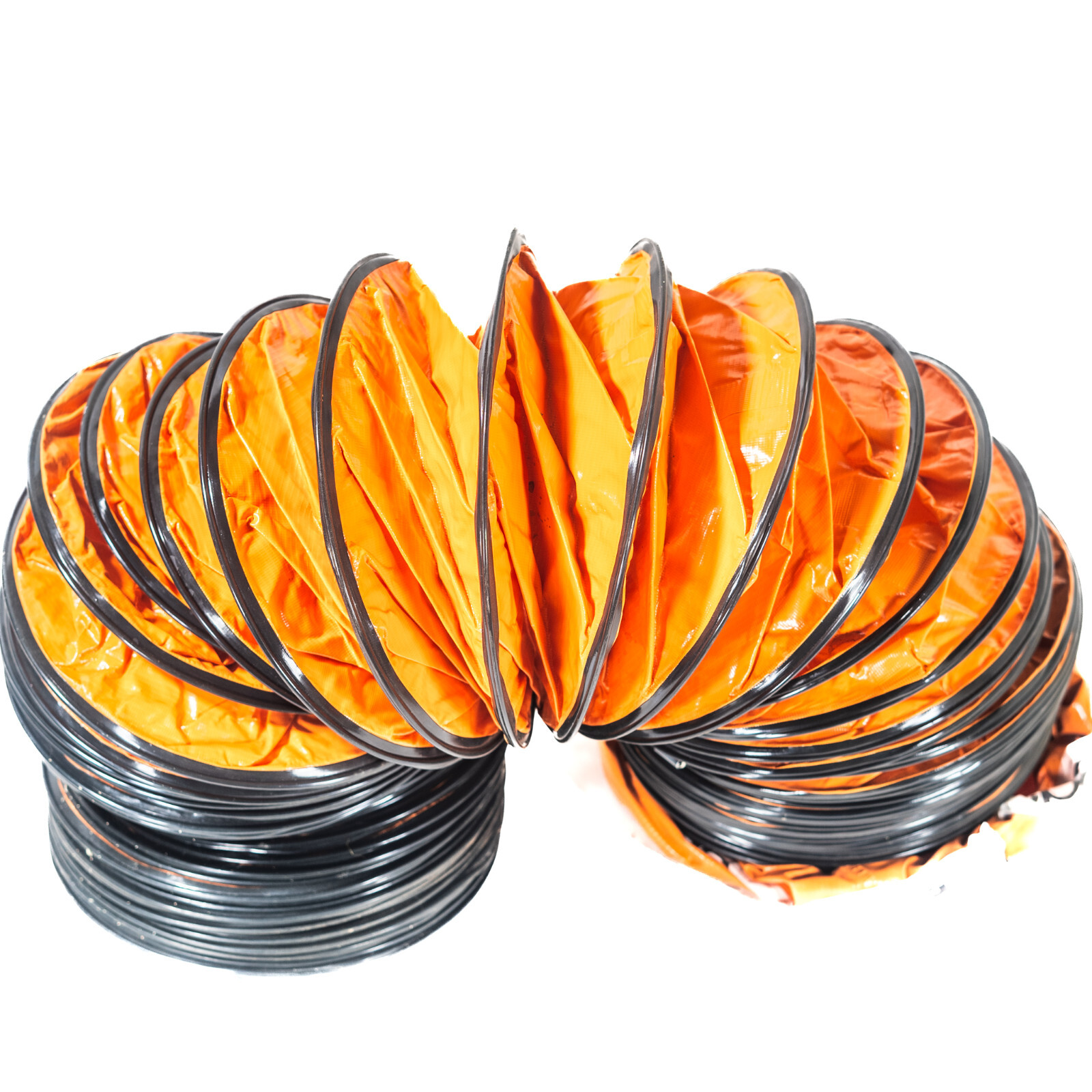 10″ Inch Diameter 25 Feet Flexible Ducting Steel Wire PVC Fabric Air Duct 25FT