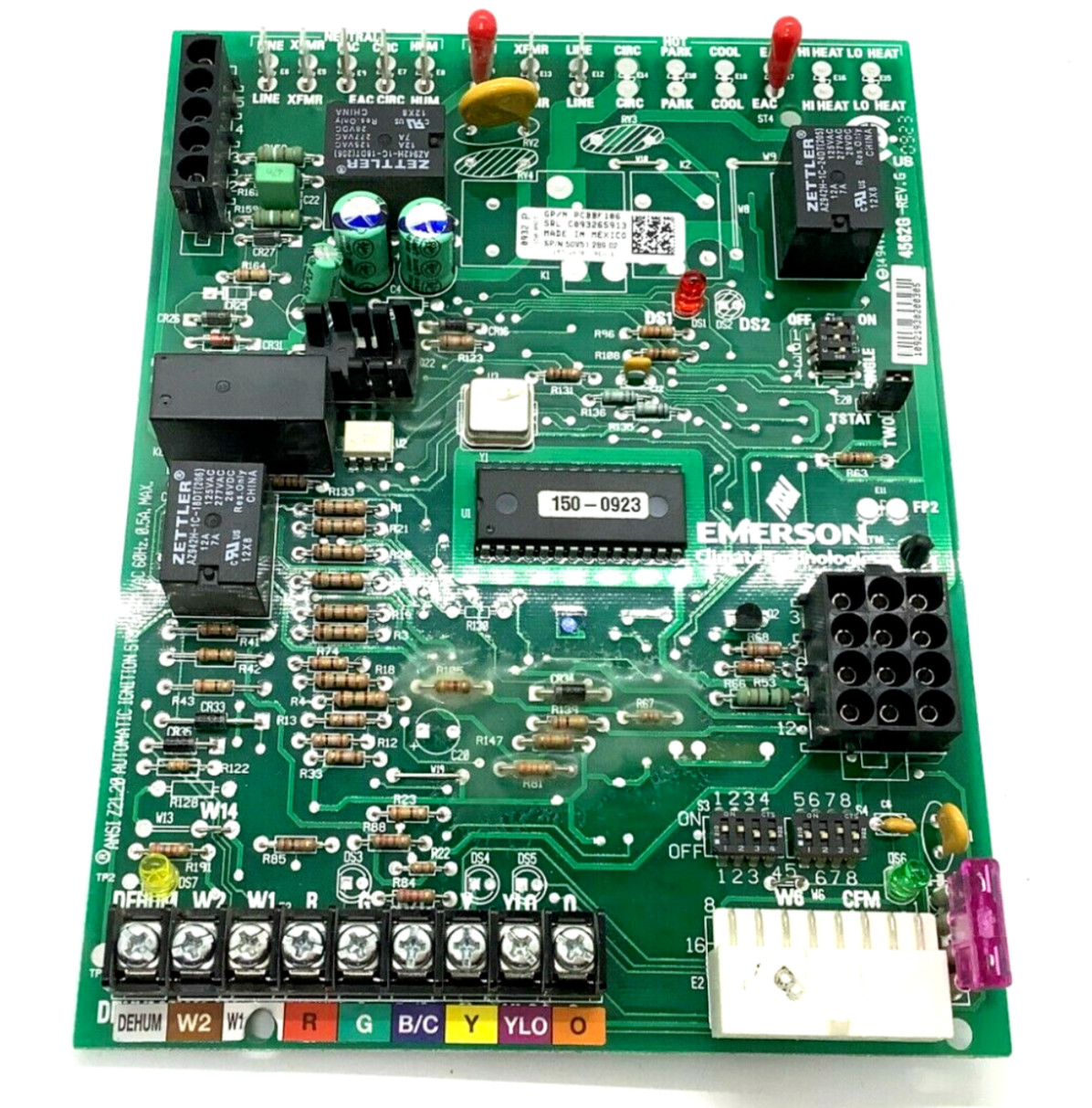 White Rodgers 50V61-289 Amana 203000-06 Furnace Circuit Board used