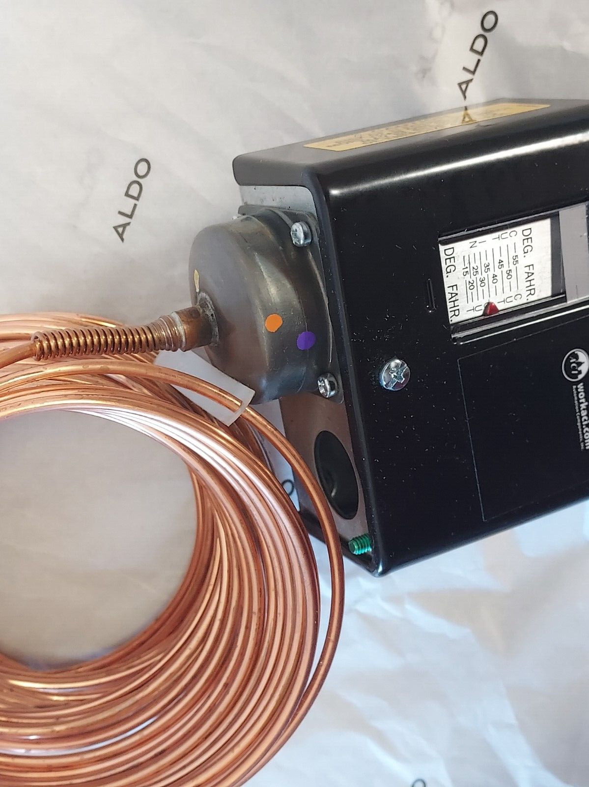 ACI A/FLS-50-A TEMPERATURE CONTROL FREEZE STAT, AUTO RESET, 50FT, 145360 NEW