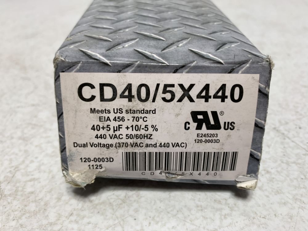 Supco CD40/5X440 Capacitor 40+5 MFD 440V
