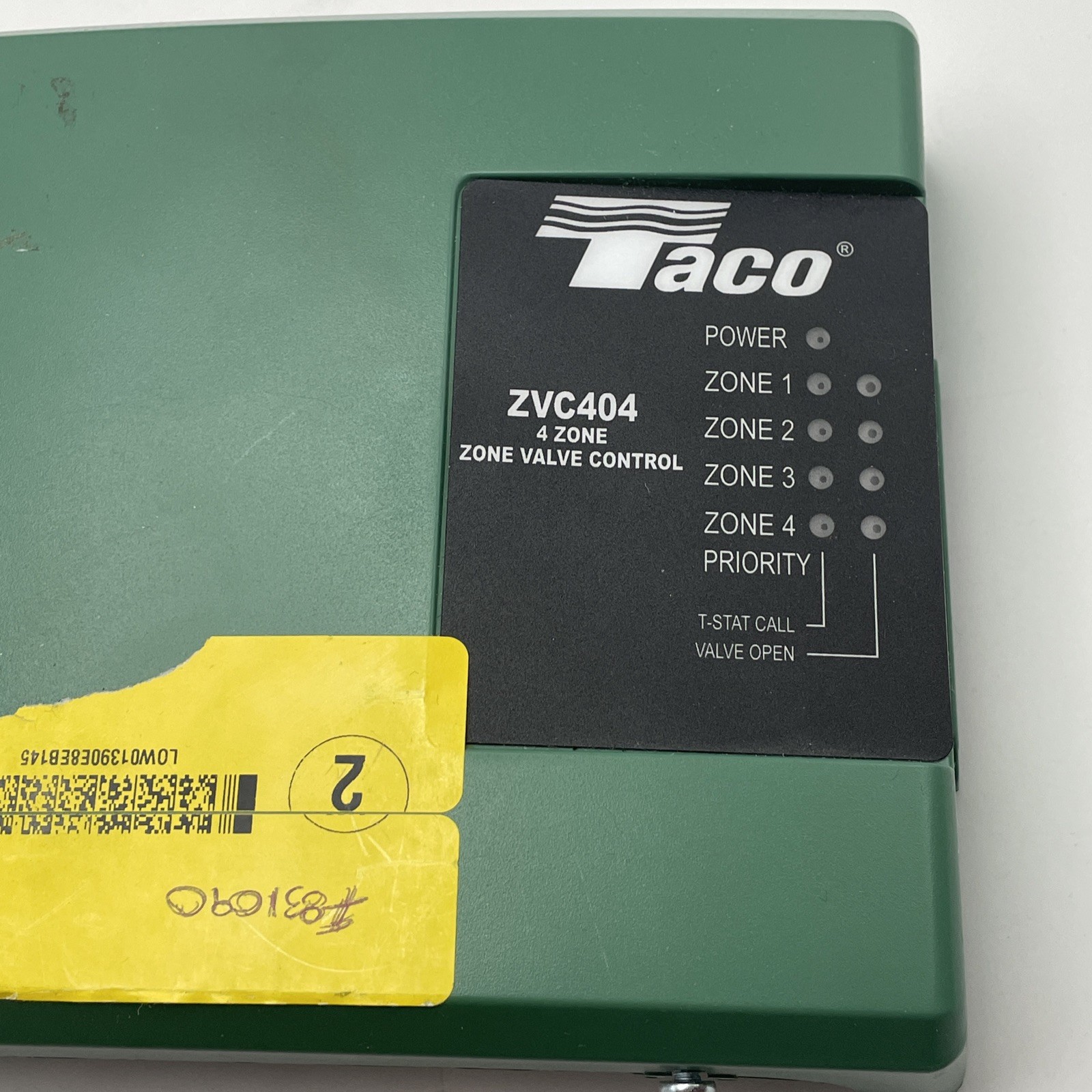 UNTESTED Taco ZVC404-4 4-Zone Valve Control Module with Priority Zoning