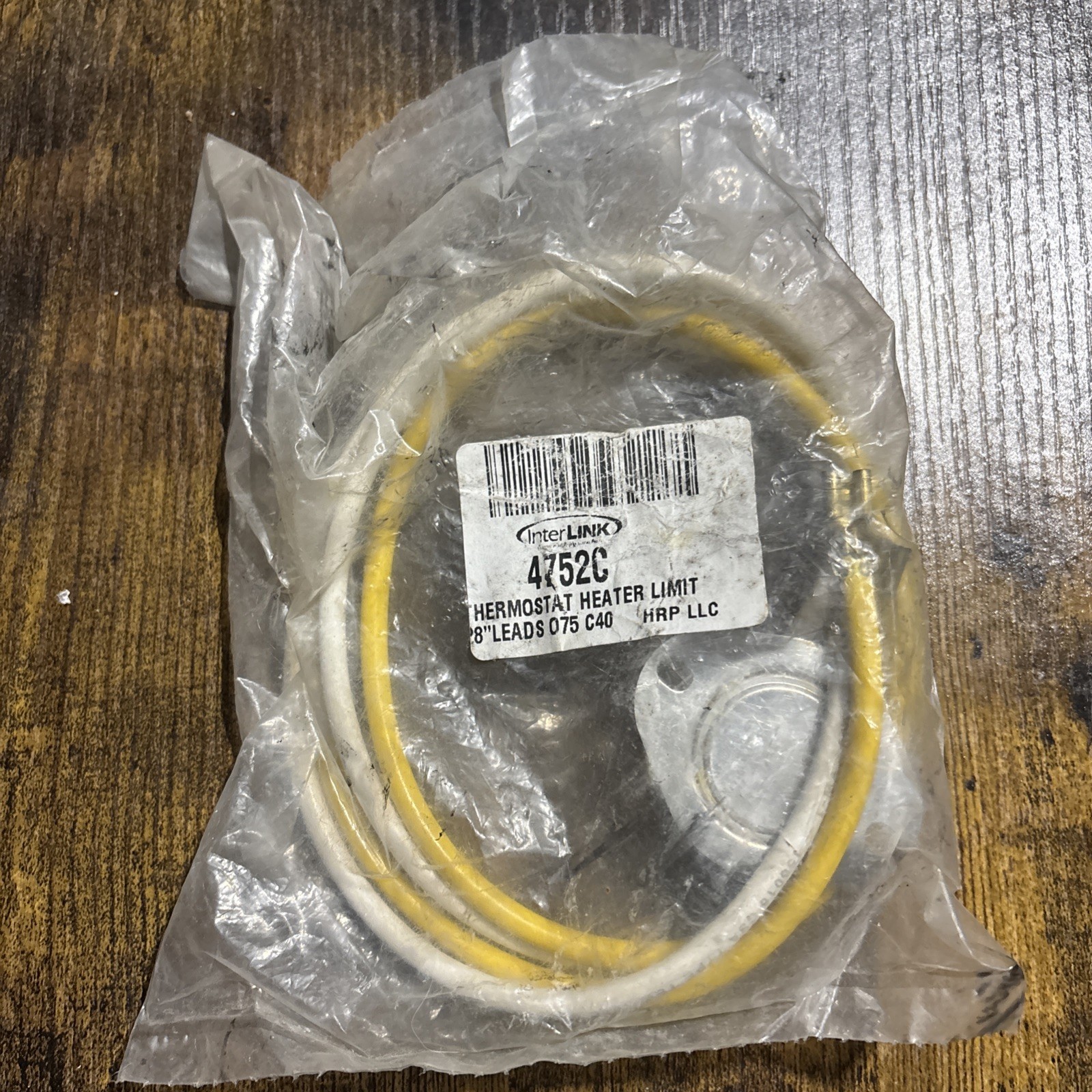 Heatcraft 4752C Thermostat, Fan Delay, Opens 75F, Closes 40F New