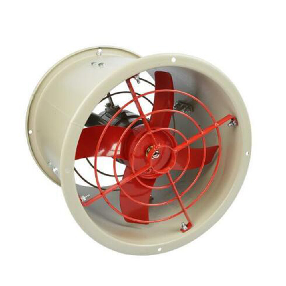 12″ Explosion-Proof Axial Fan Cylinder Pipe Fan 110V Warehouse Exhaust Fan 180W