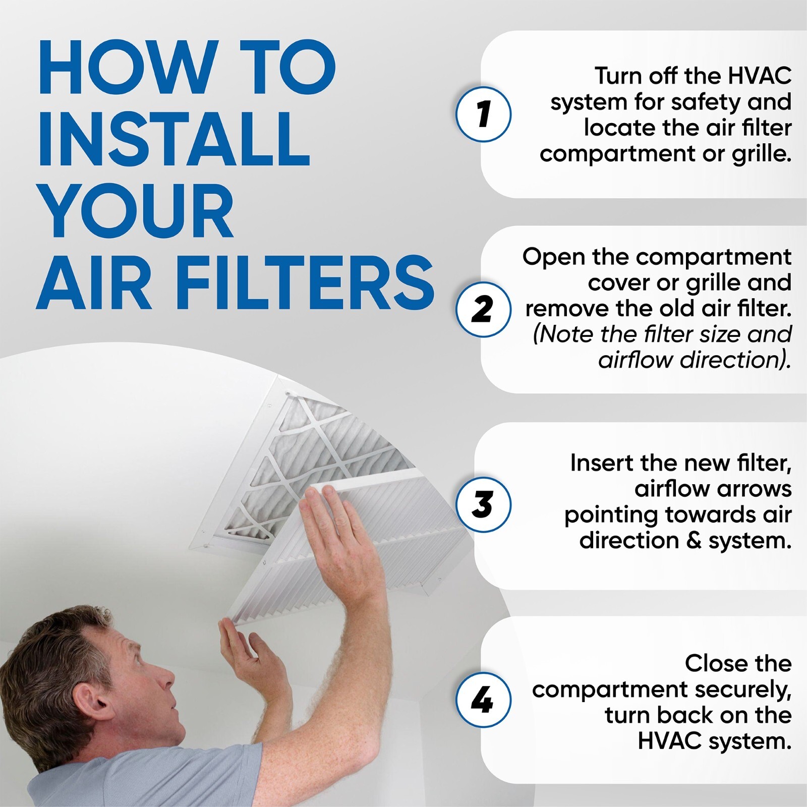 24x24x4 MERV 10 AC Air Filters. 6 PACK. Actual Size: 23-3/8 x 23-3/8 x 3-3/4