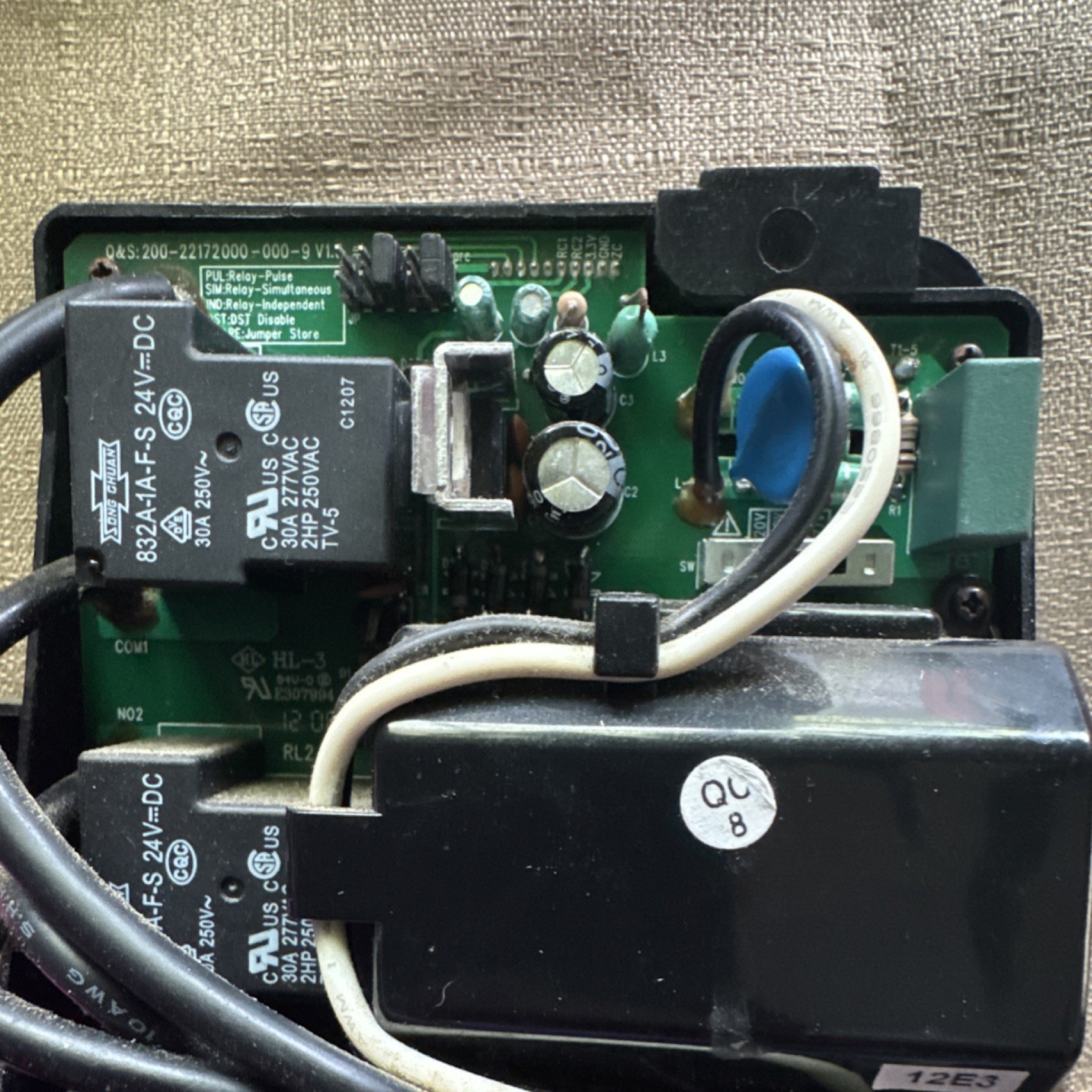 Intermatic 7-Day Battery Timer Module, 24V 30A, MPN 133-00010A