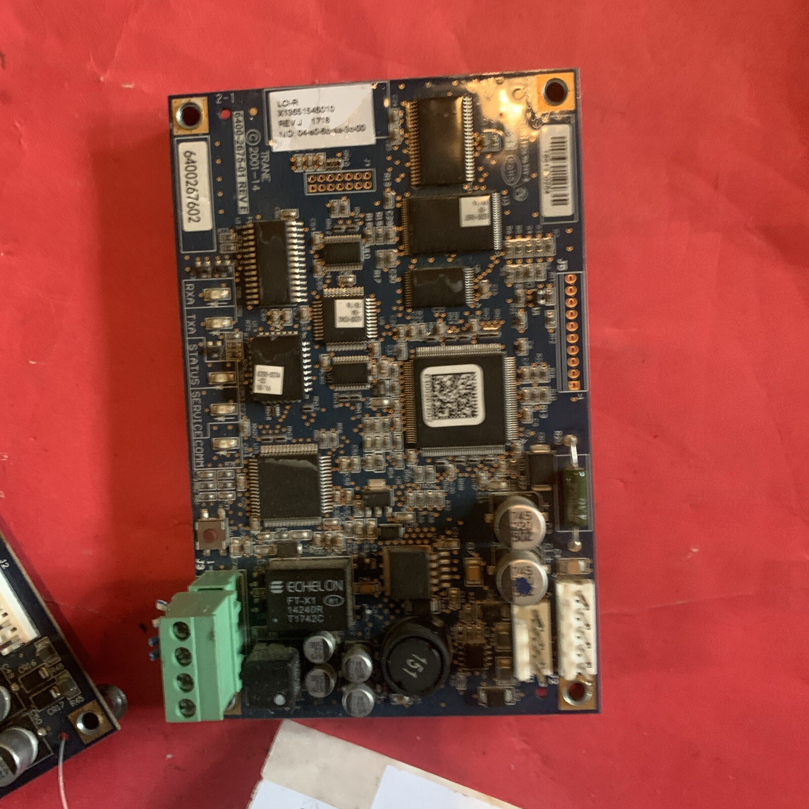 Trane 6400-2675-01 Rev E & G Control Board LCI-R X13651545010 Rev E & J