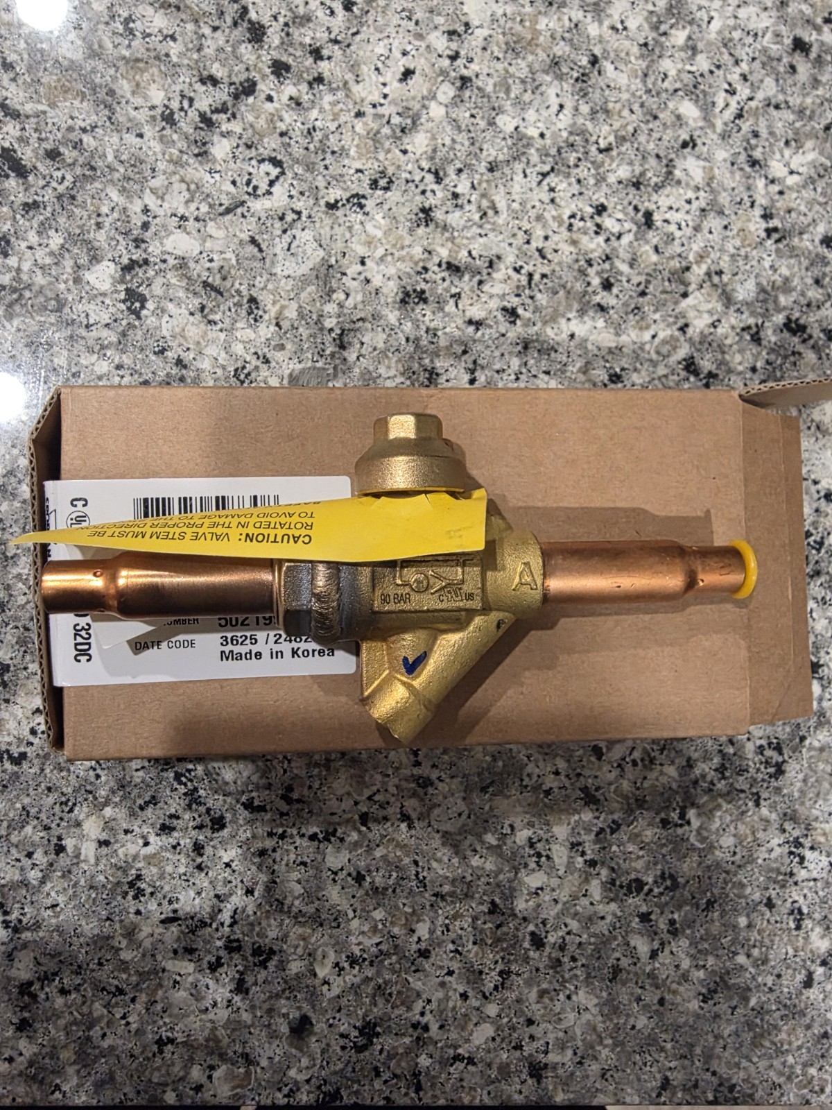 NEW Parker Sporlan EBV-PR1030 3/8″ Ball Valve w/ Pressure Relief 502199
