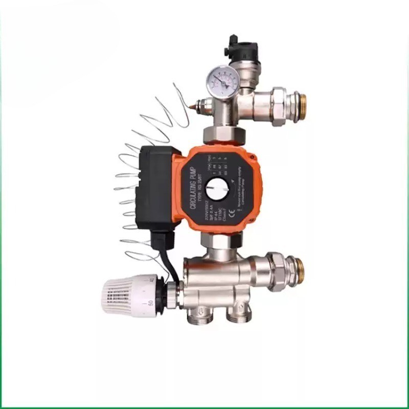 DN25 Thermostatic Pump Mixer Blender for Water Underfloor Heating