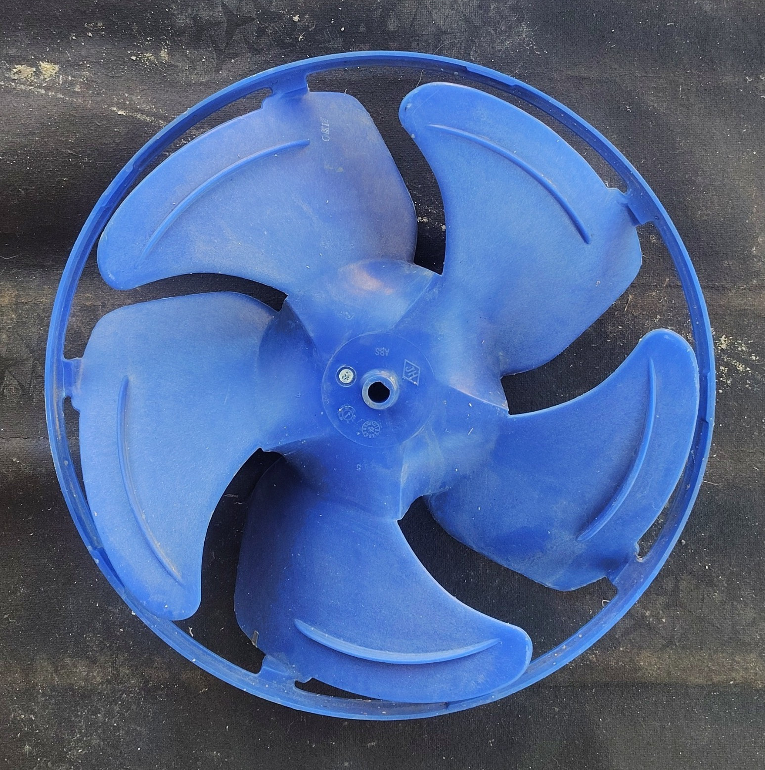Blue Plastic Axial Fan Blade Propeller Wheel Replacement Fan Blade for Axial Fan