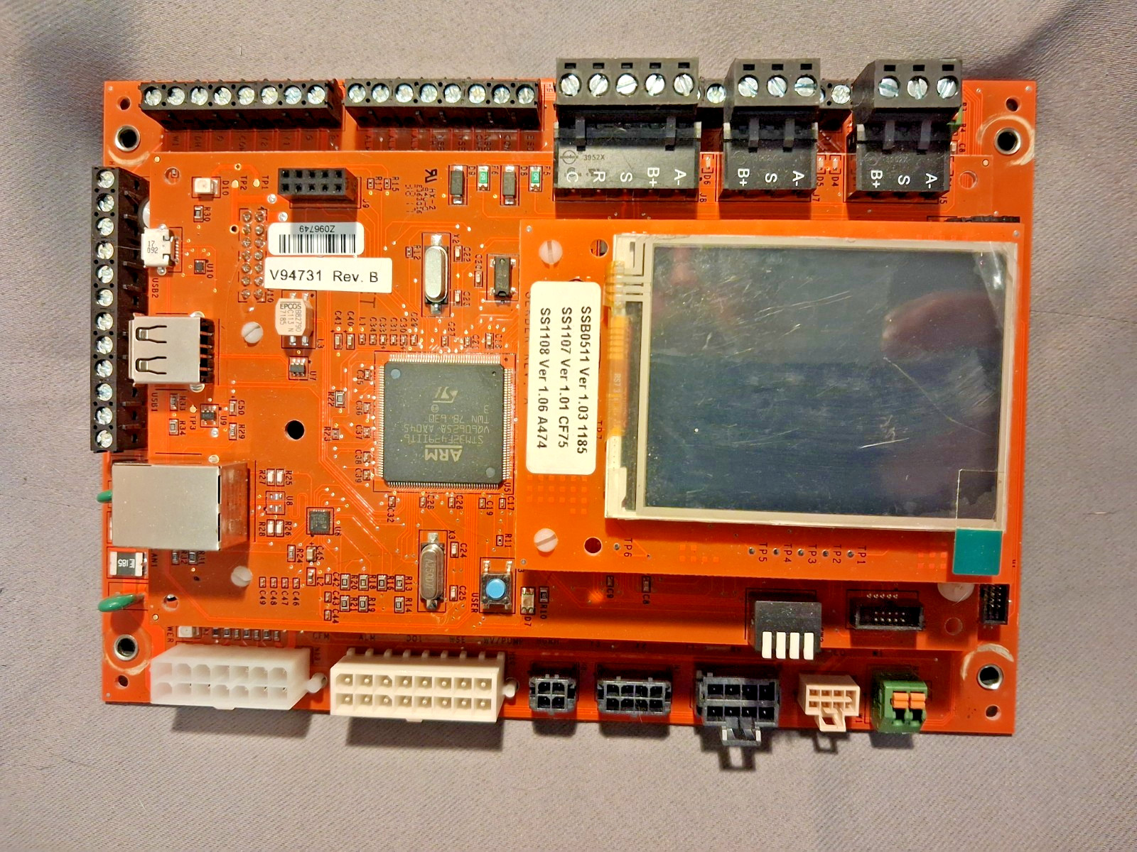 AAON Pioneer Gold ASM02323 Display Control Circuit Board V88610 REV.A New