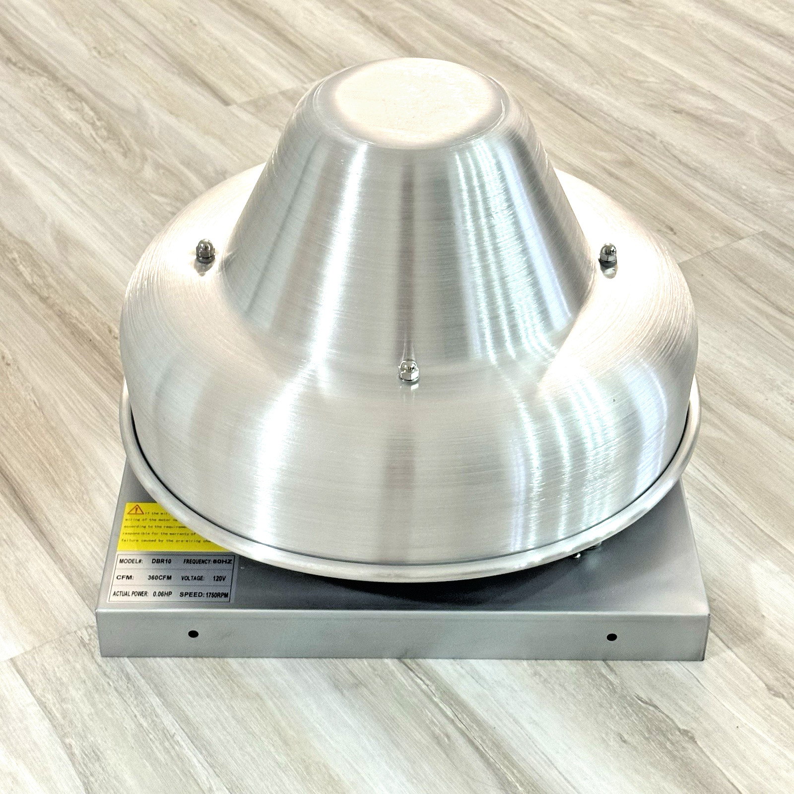 Direct Drive Centrifugal Downblast Roof Mounted Exhaust Fan 19″ Base Industrial