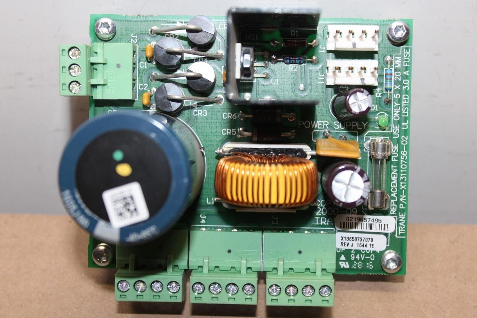 TRANE AIR CONDITIONING CONTROL BOARD X13650737070 REV. J *WARRANTY INCLUDED*