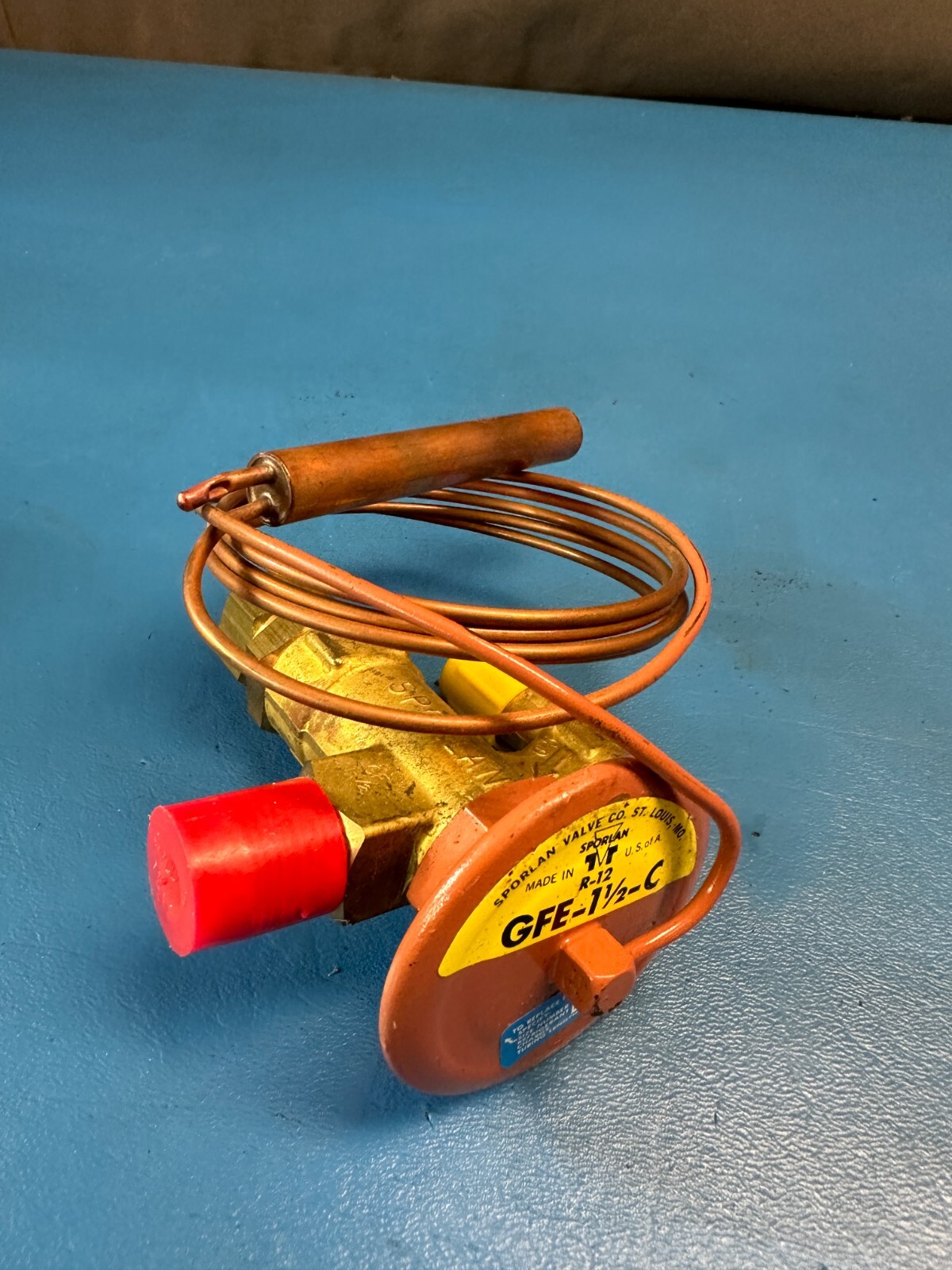 Sporlan 5′ Tubing Refrigerant-12 Thermostatic Expansion Valve GFE-1 1/2-C