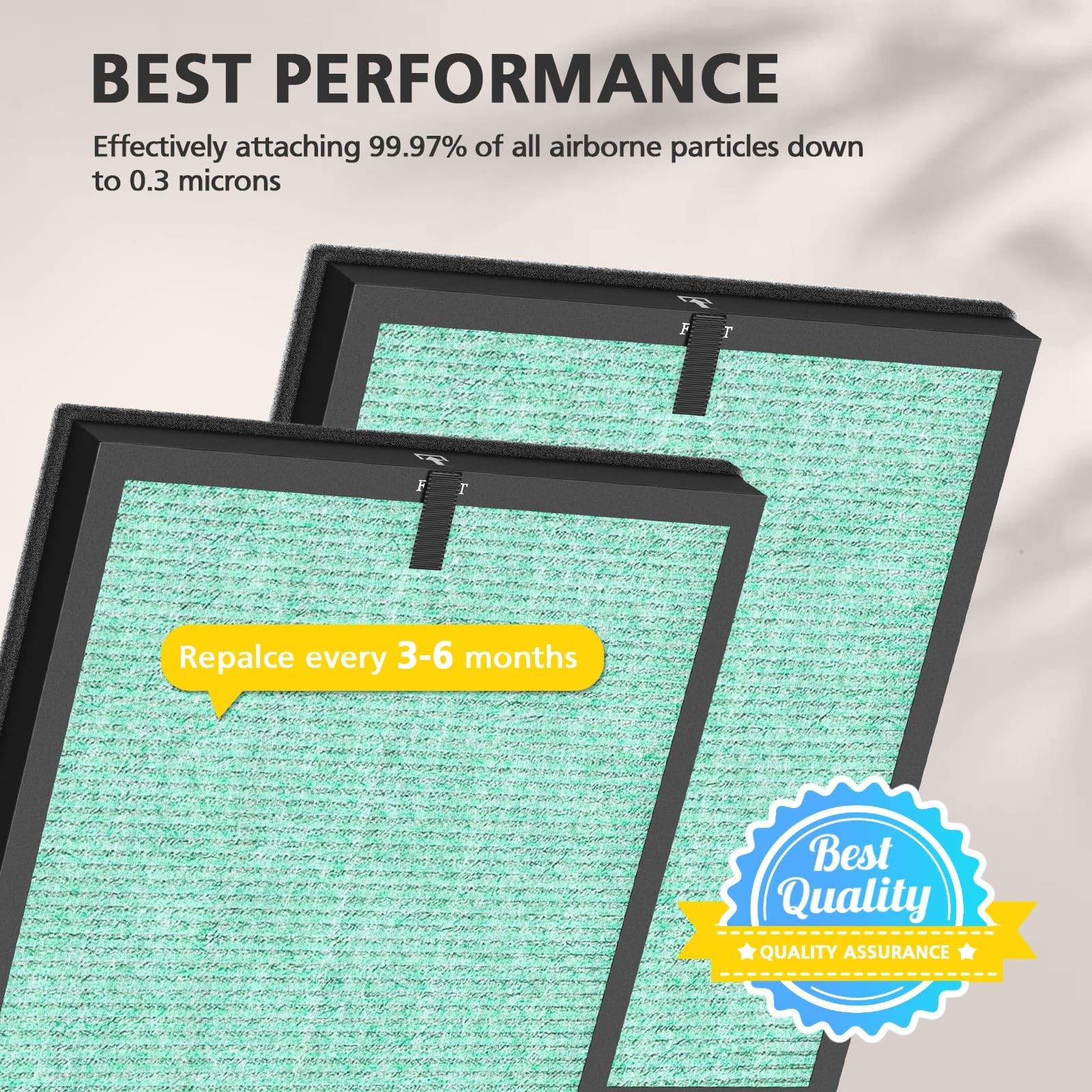 MR5866 Replacement Filter Pet Care Compatible with MORENTO MR5866 Air Purifie…
