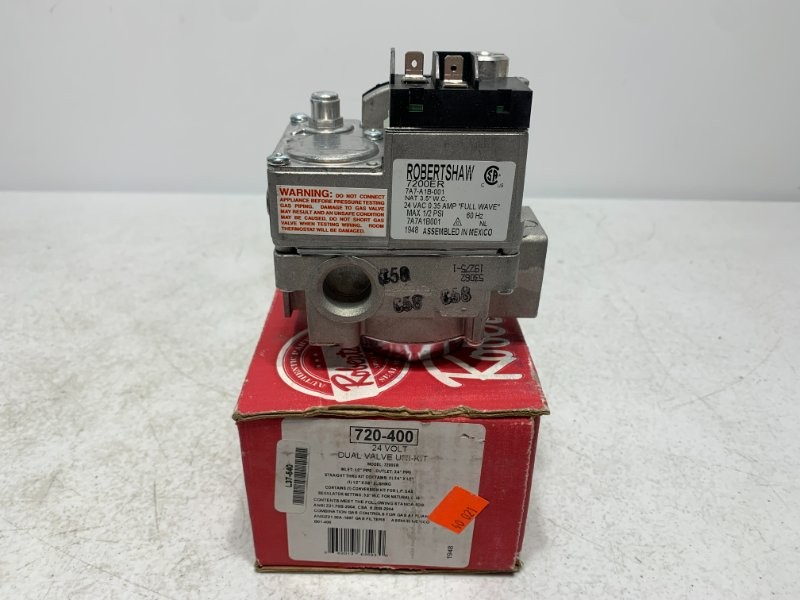 Robershaw 720-400 Dual Valve 24V 1/2″ x 3/4″ 150000 BTU