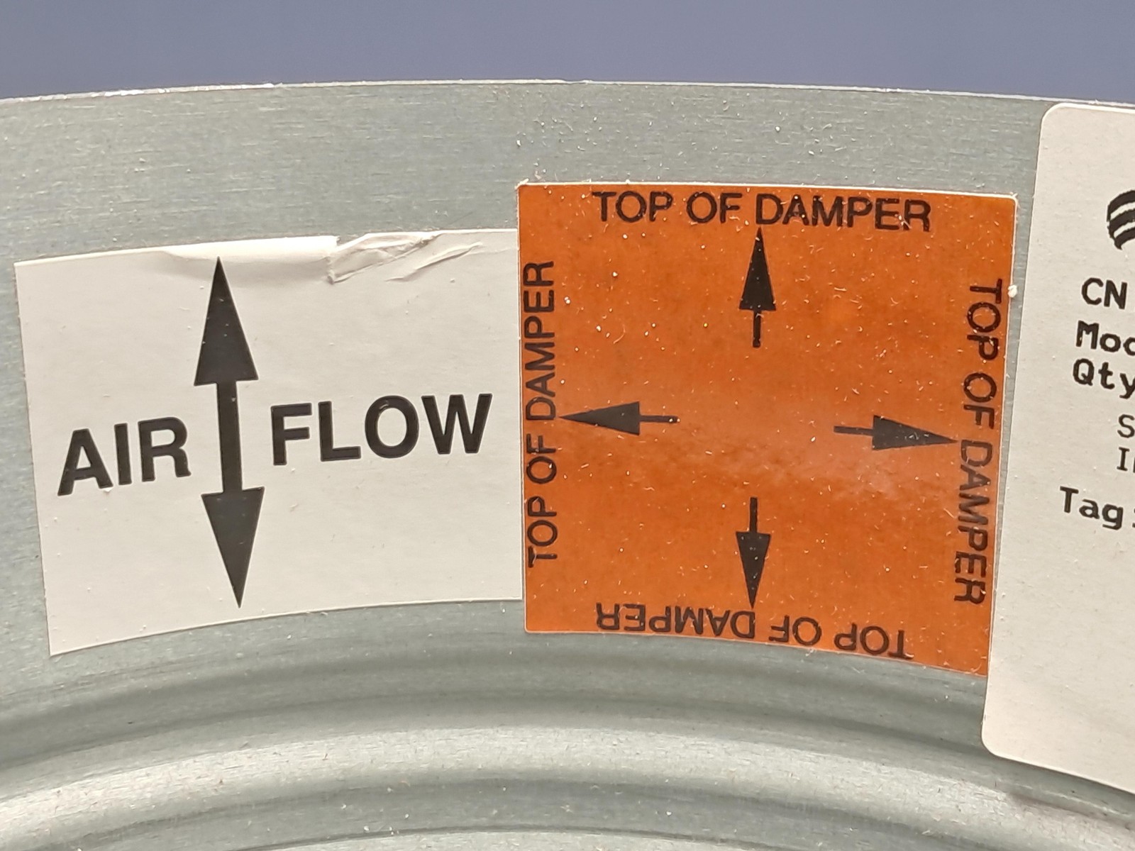 Ruskin – FDR25 – 6″ Round Galvanized Steel Fire Damper – NEW
